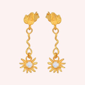 925 sterling silver long earrings