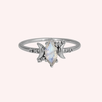 half moon ring for women