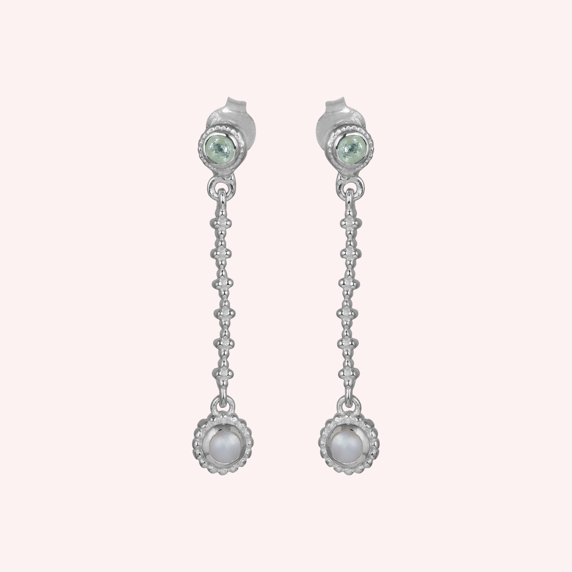 boho style long earrings