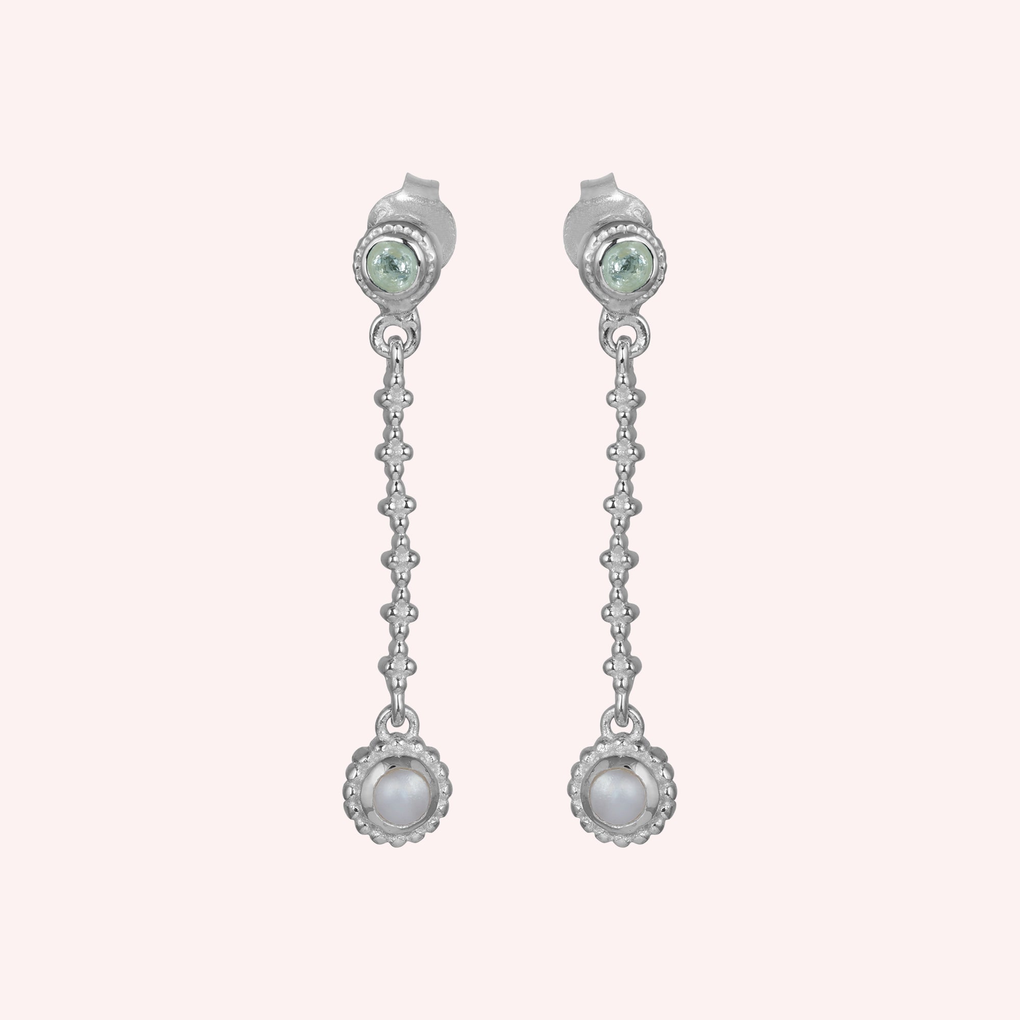 boho style long earrings