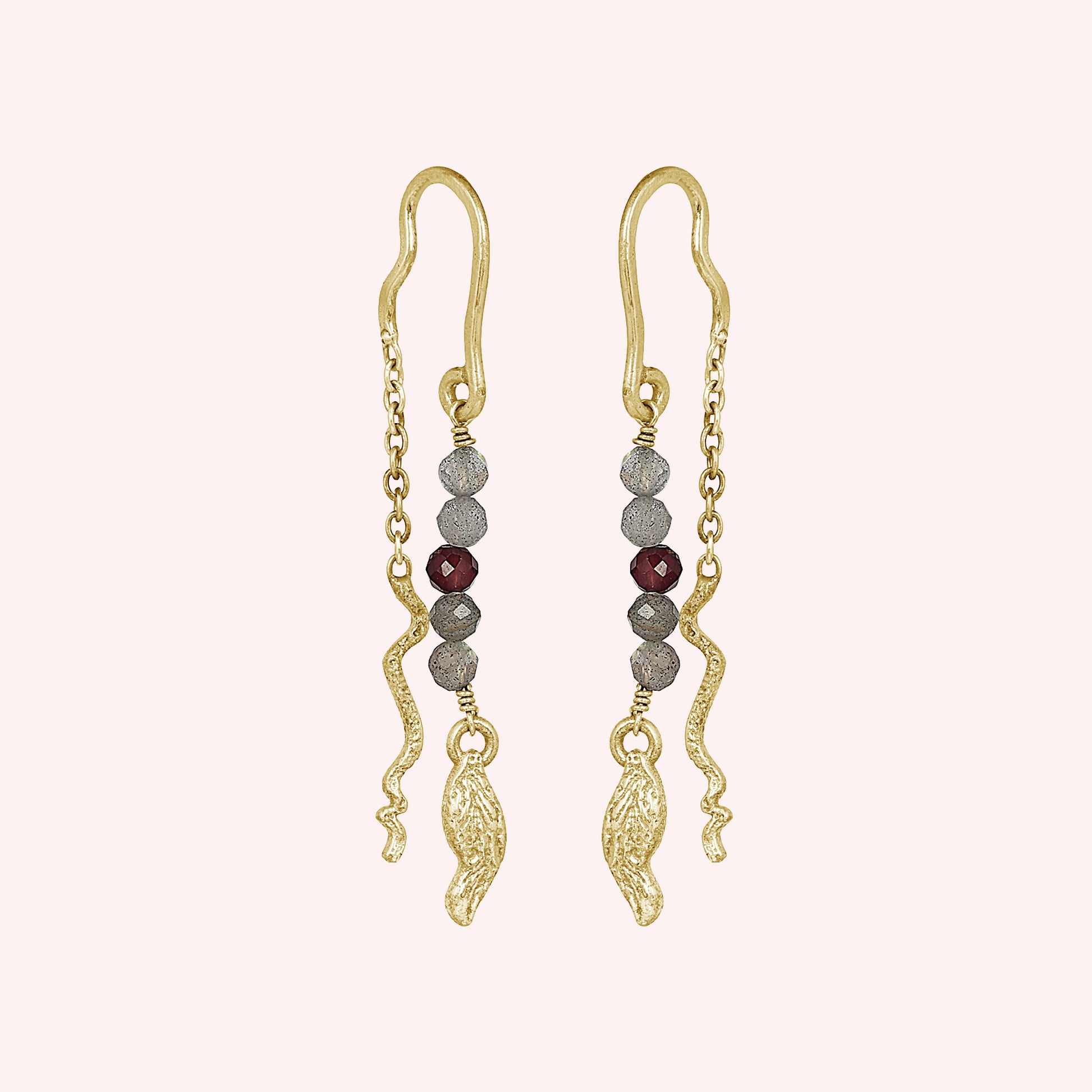 beads silver earring for her