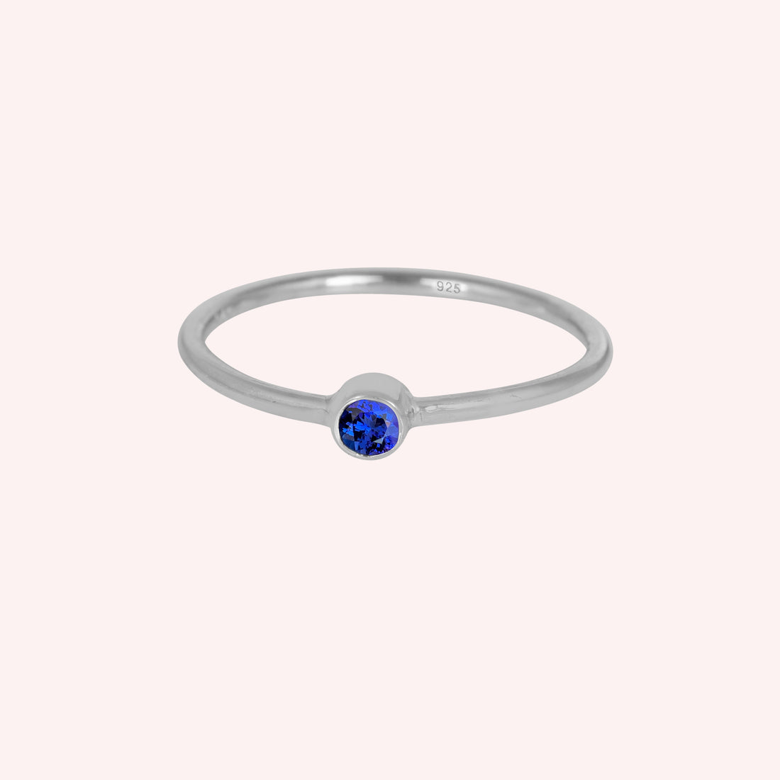 Turquoise, Black Onyx, Tanzanite Gemstone December Birthstone Ring for Women