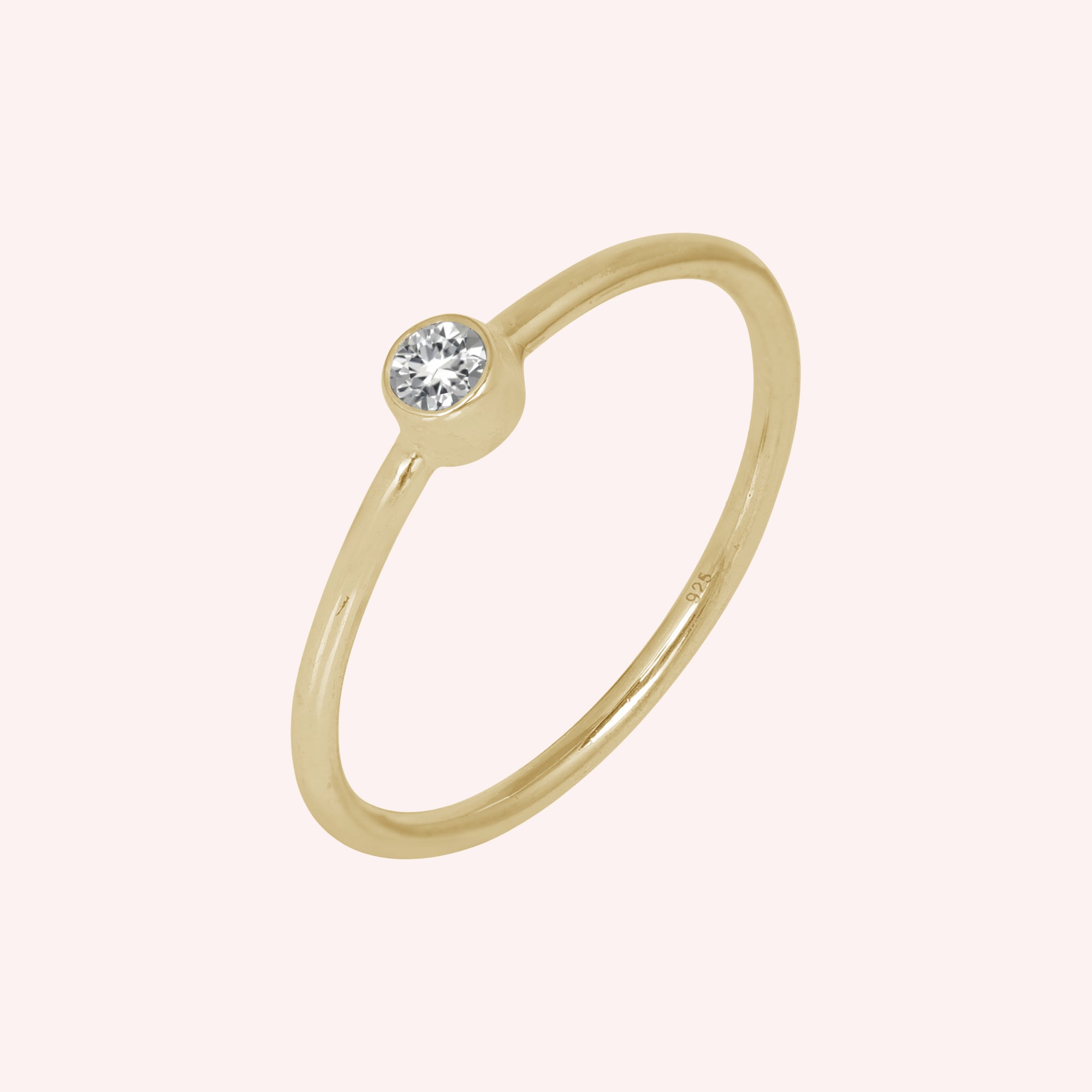 Aquamarine White Topaz Gemstone March Birthstone Ring for Women