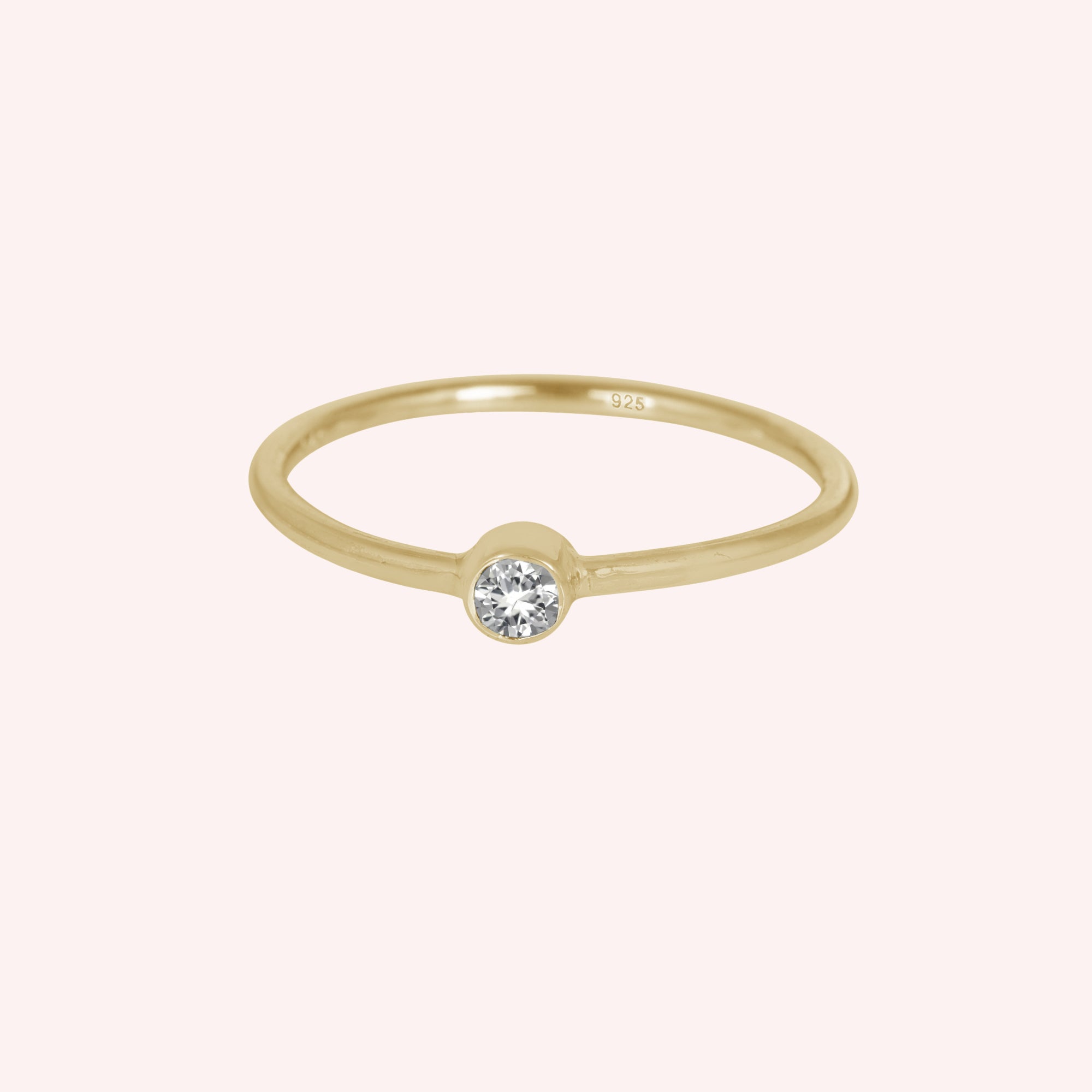 Aquamarine White Topaz Gemstone March Birthstone Ring for Women