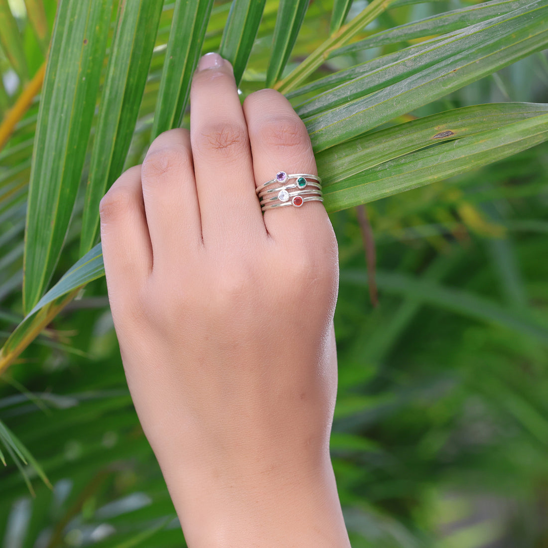 Sapphire Lapis Lazuli Gemstone September Birthstone Ring