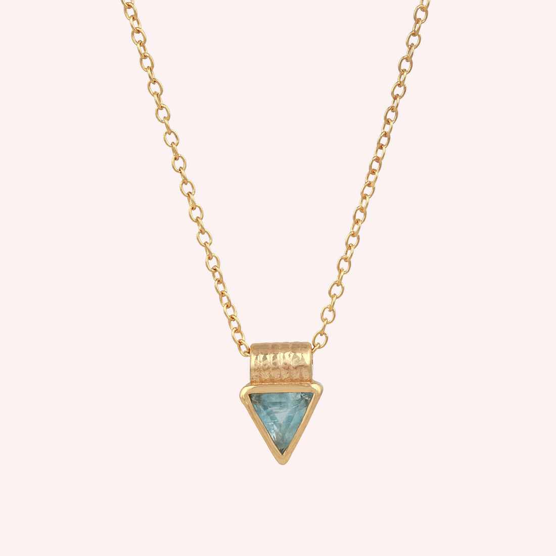 blue charm necklace for women