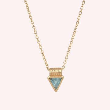 blue charm necklace for women