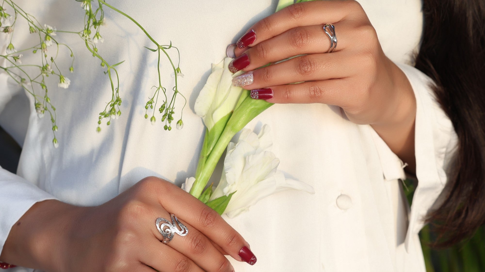 Buy Now Flow and Freedom Wavy Rings Collection Online – Silver Eternity