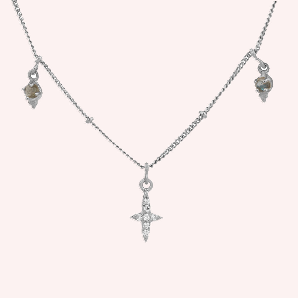 Minimalist Cross Pendant Charm Necklace for Her