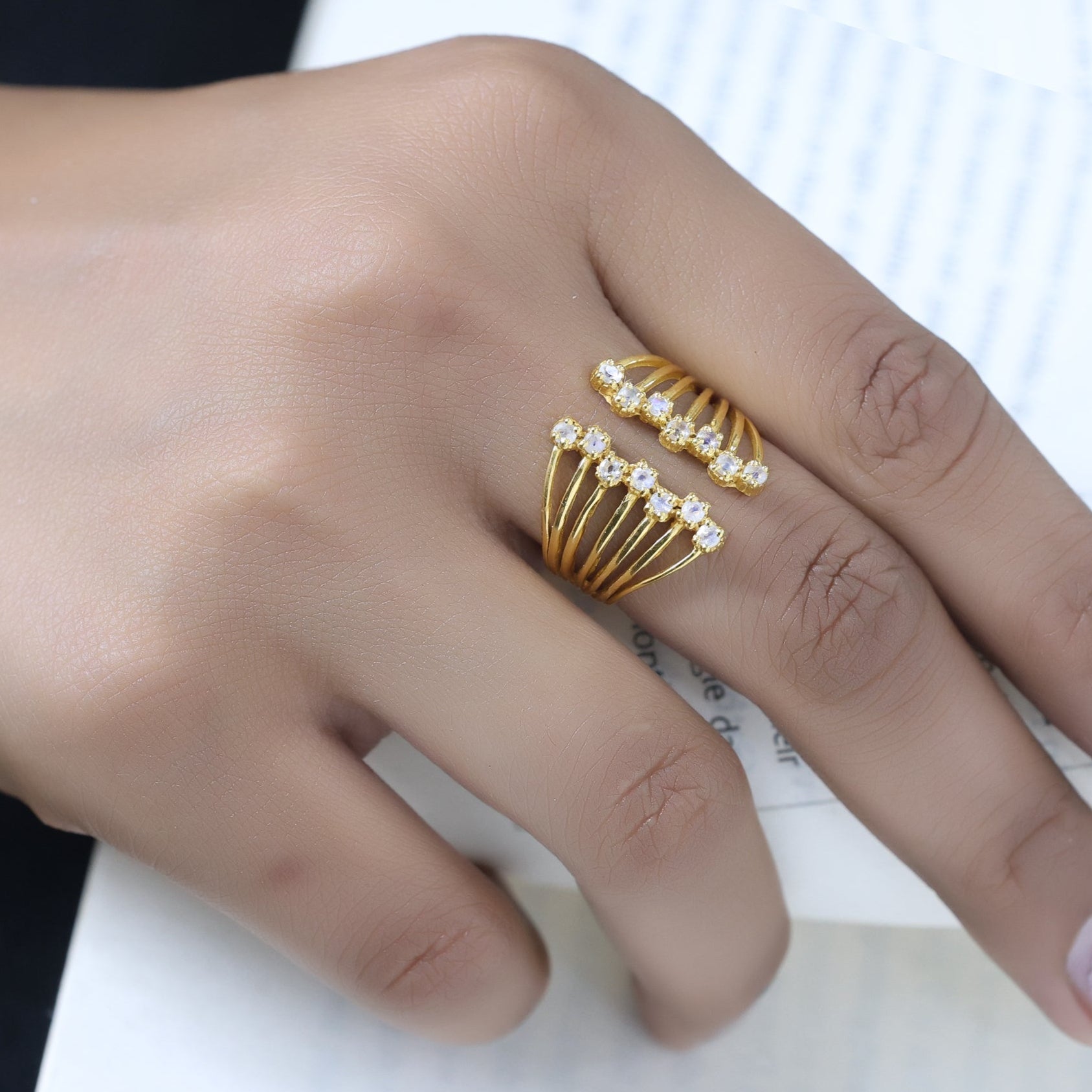 multi stone ring for her 
