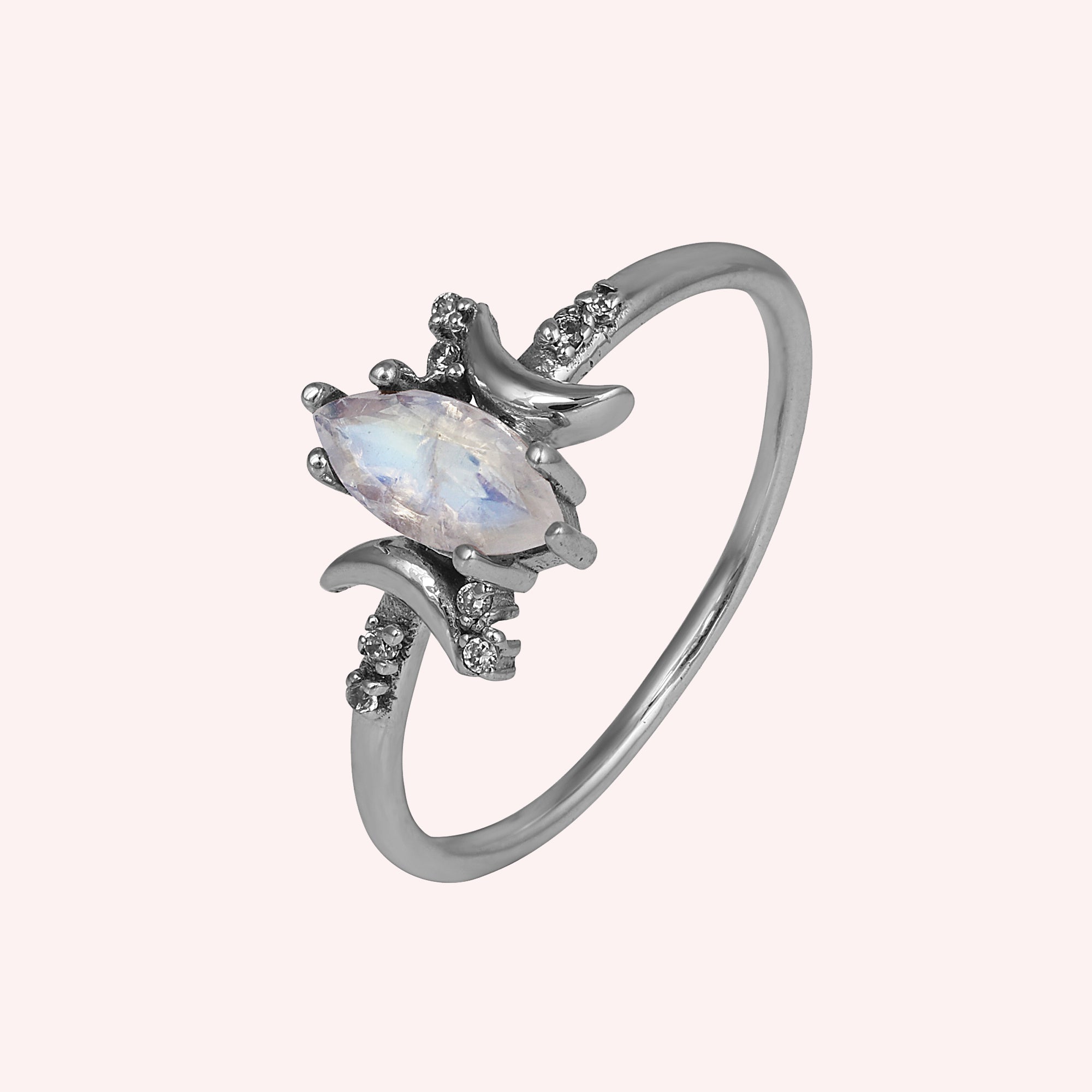 Marquise stone ring