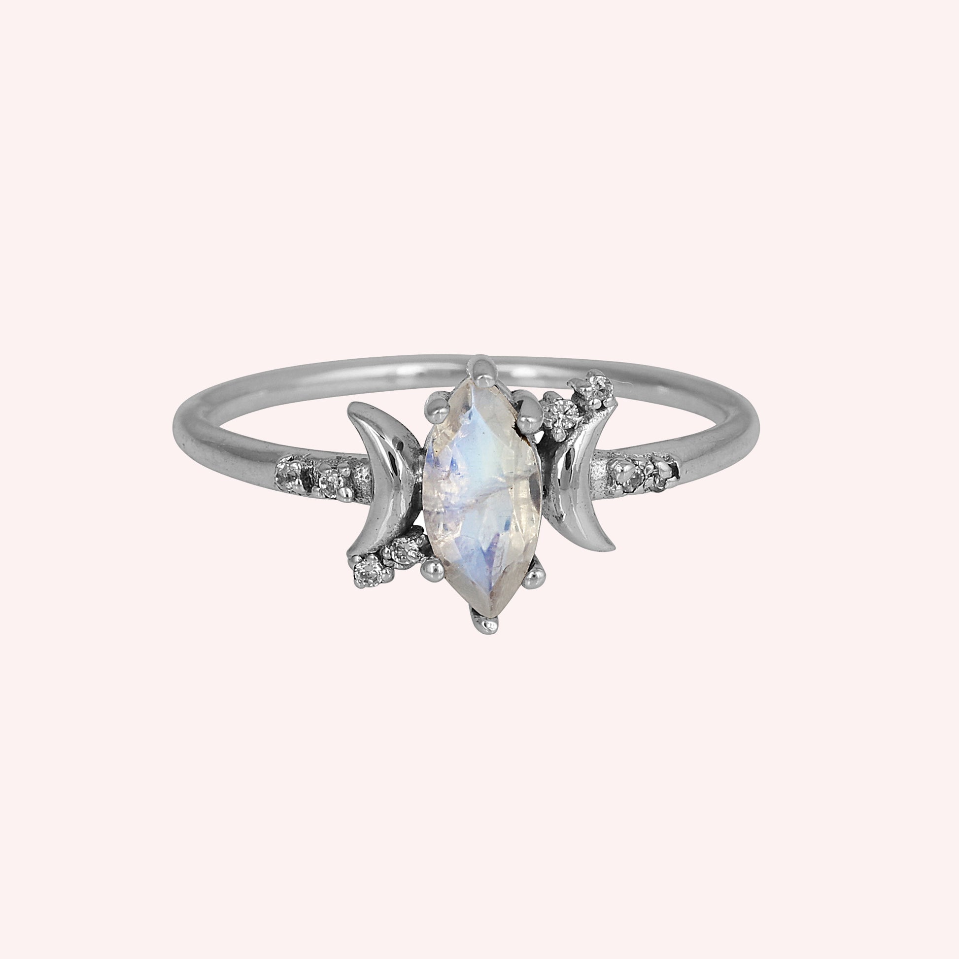 half moon ring for women
