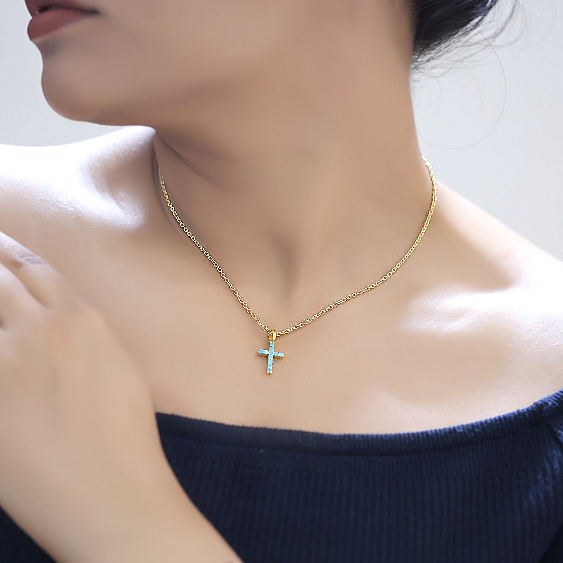 gold plated  necklace 