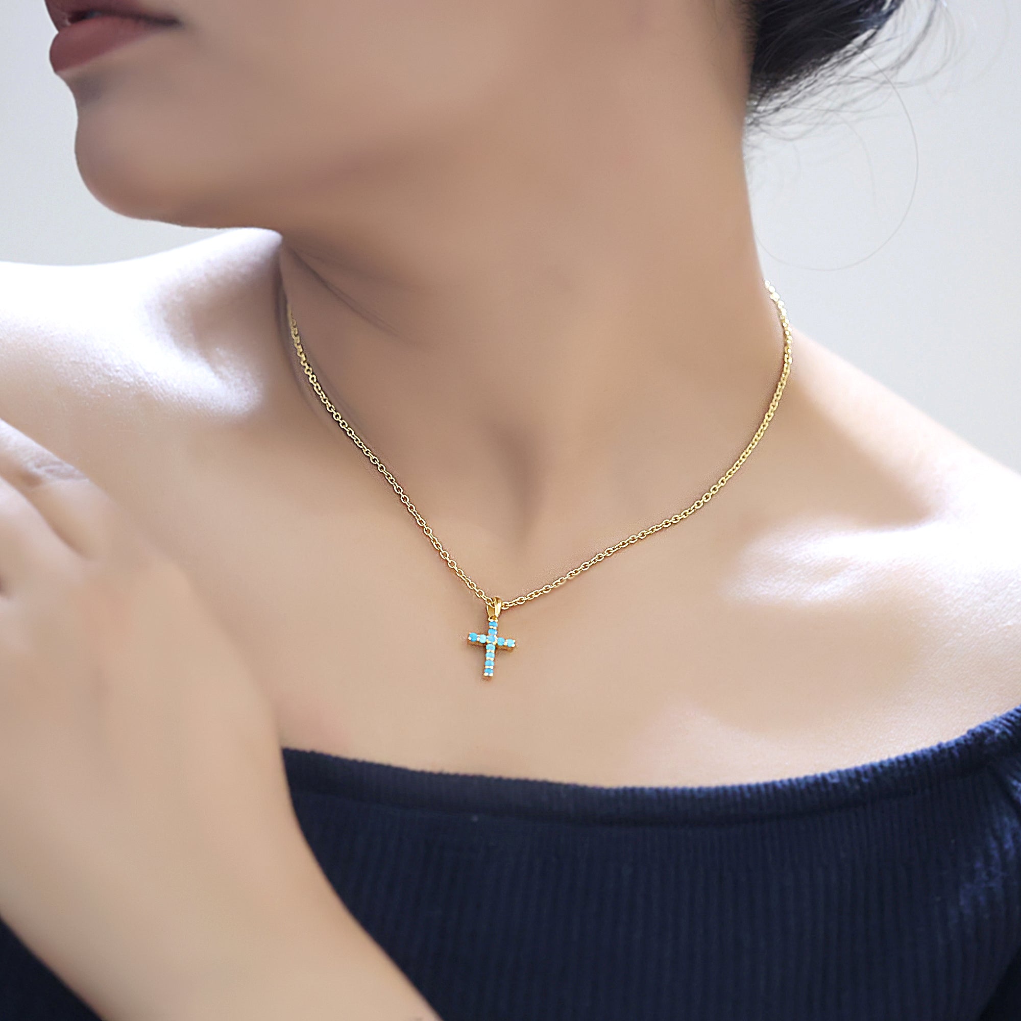 gold plated  necklace 