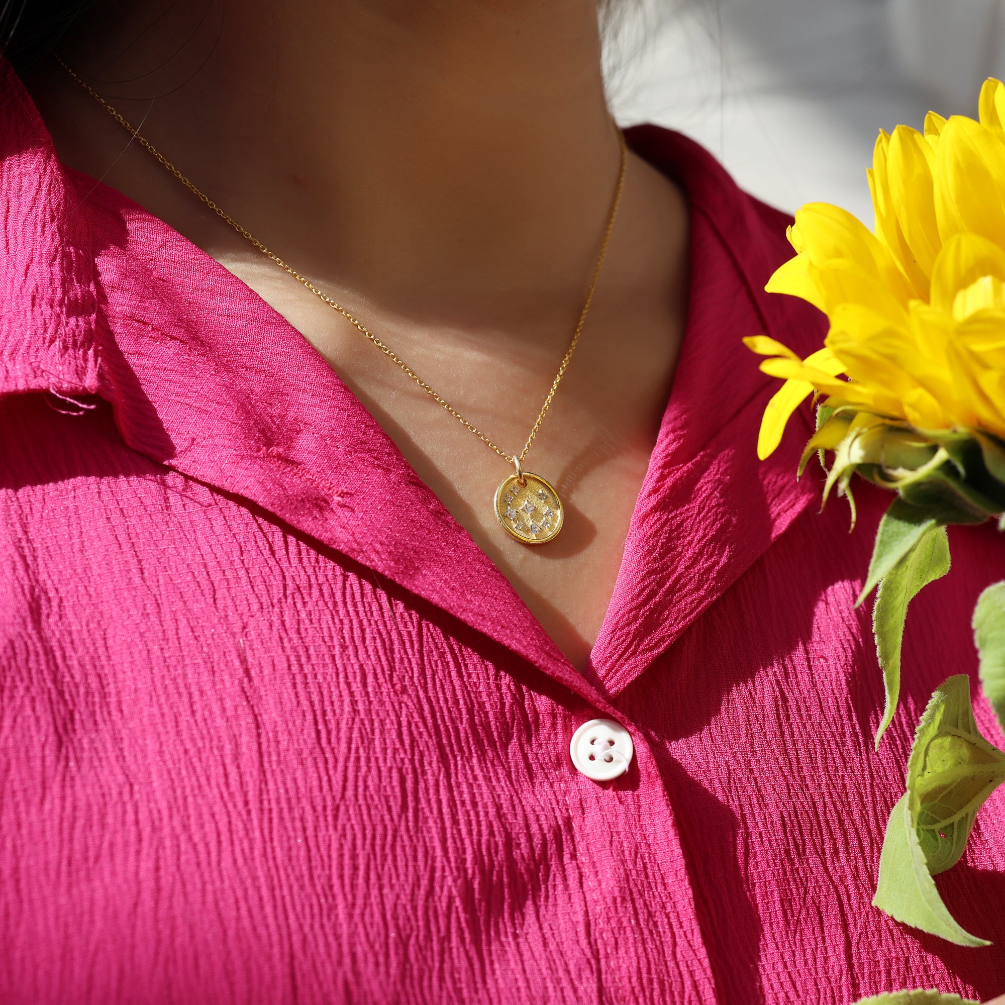 Minimalist Pendant with 925 Sterling Silver