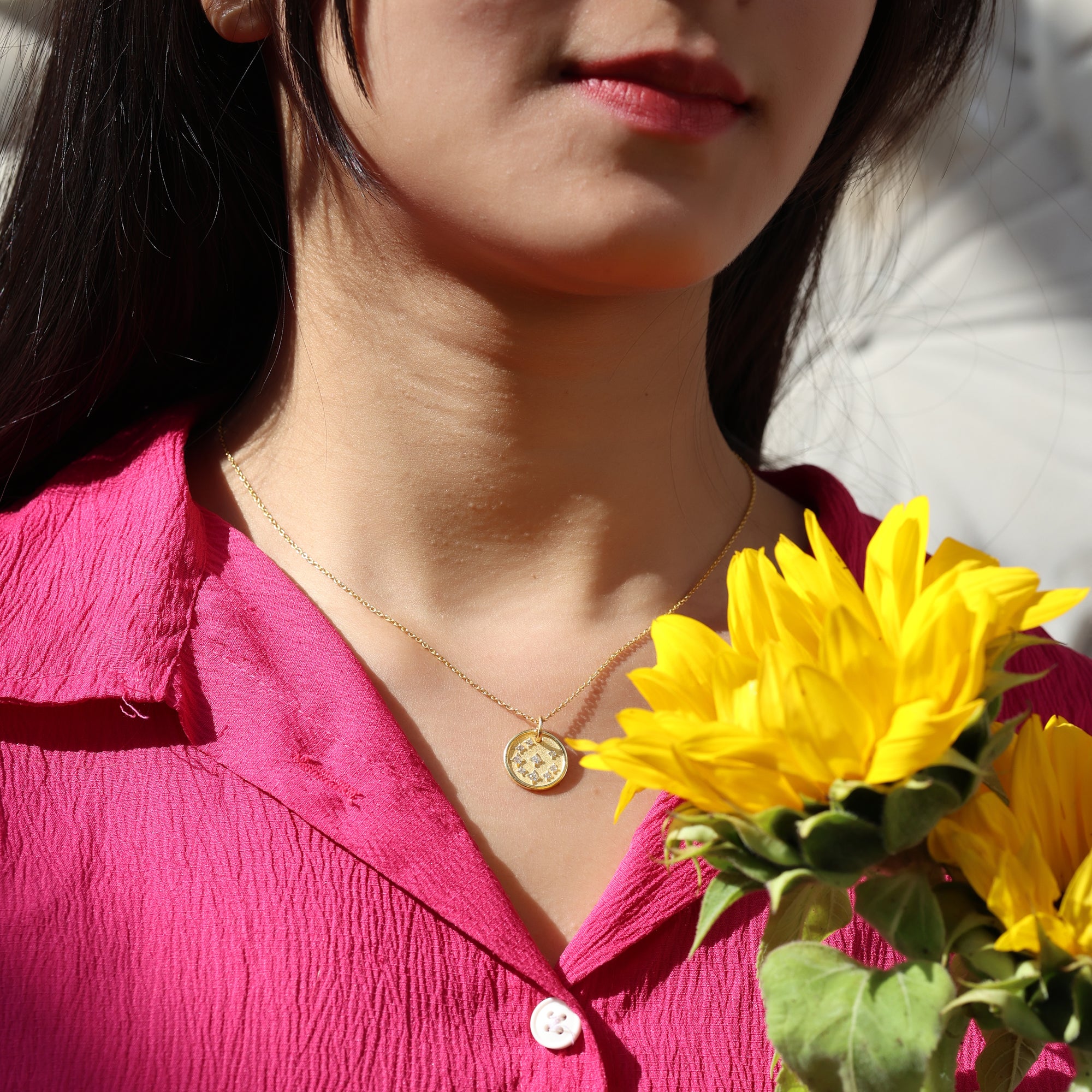Minimalist Pendant with 925 Sterling Silver