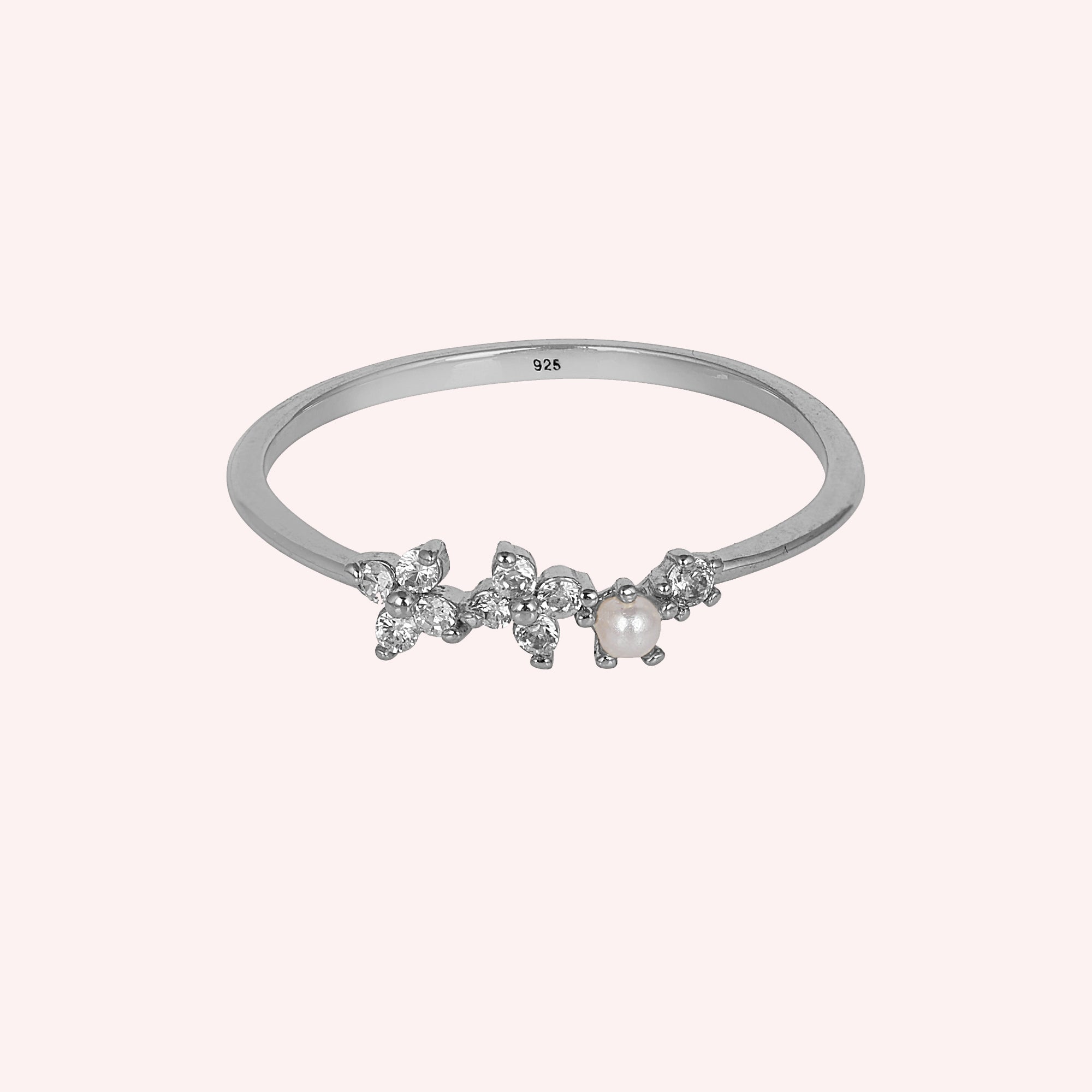 CZ 925 Sterling Silver Ring