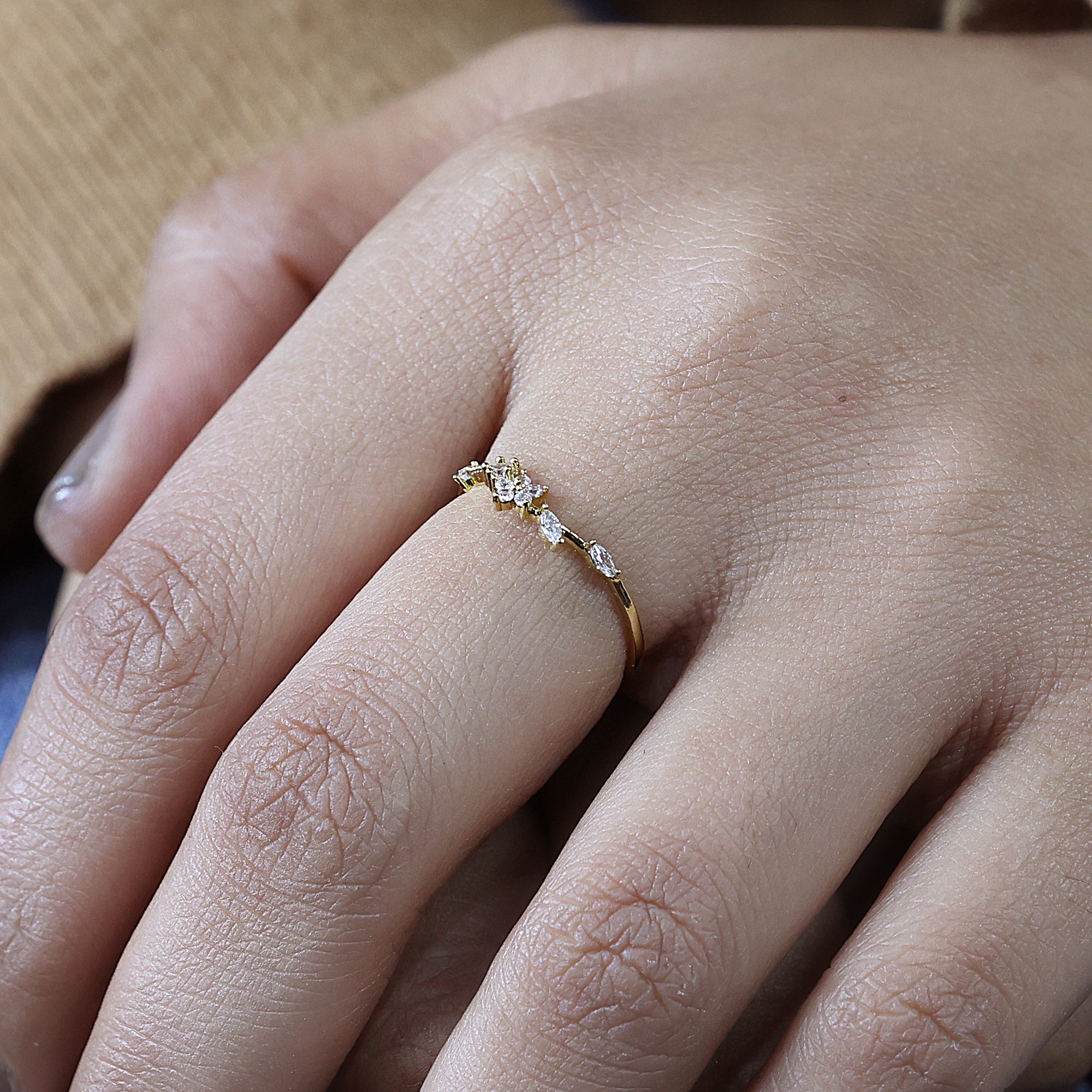 Timeless CZ Stone Dainty Ring in 925 Sterling Silver
