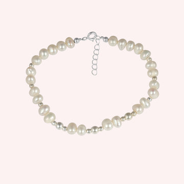 925 Sterling Silver Pearl Bracelet Jewelry for Women
