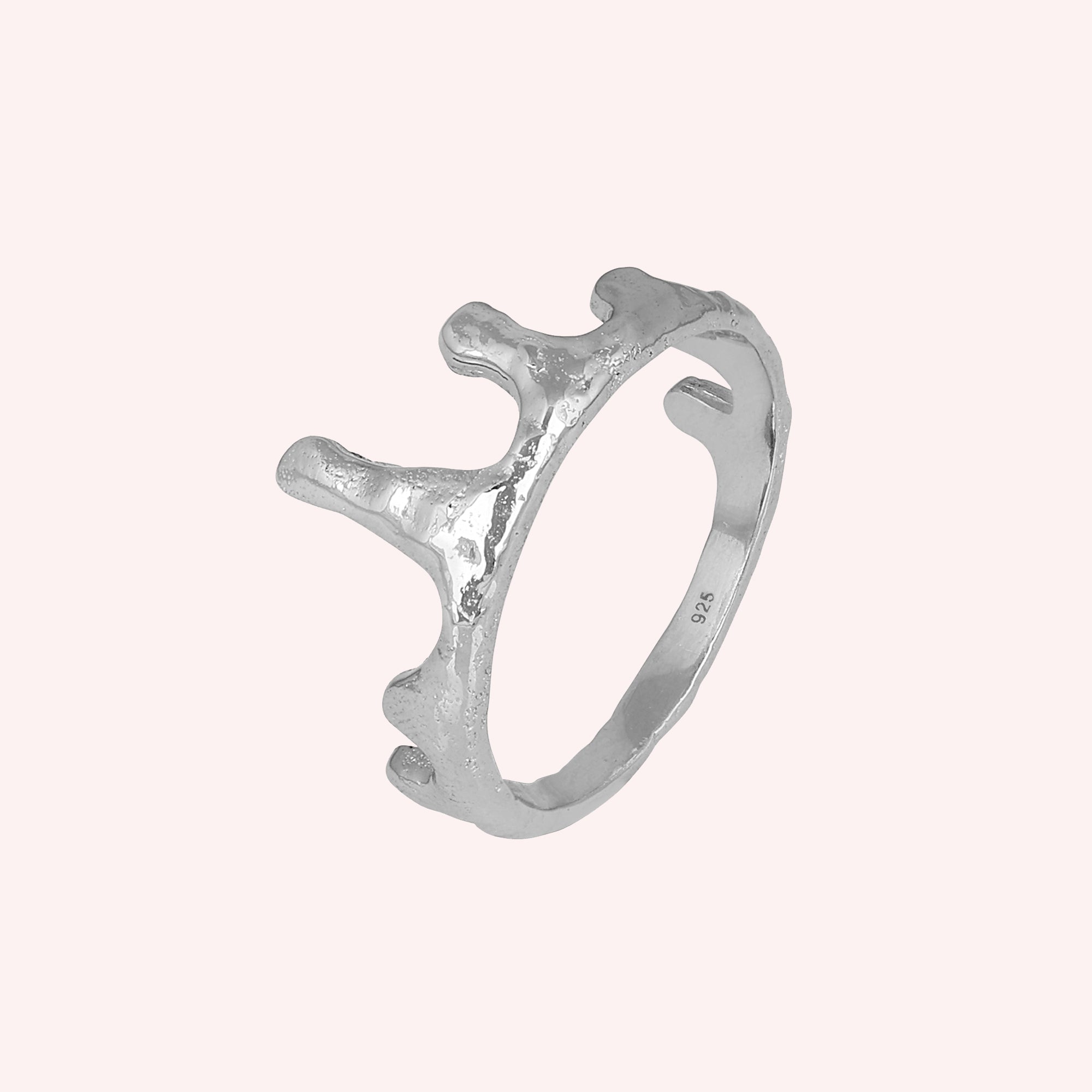 925 Sterling Silver Dripping Ring