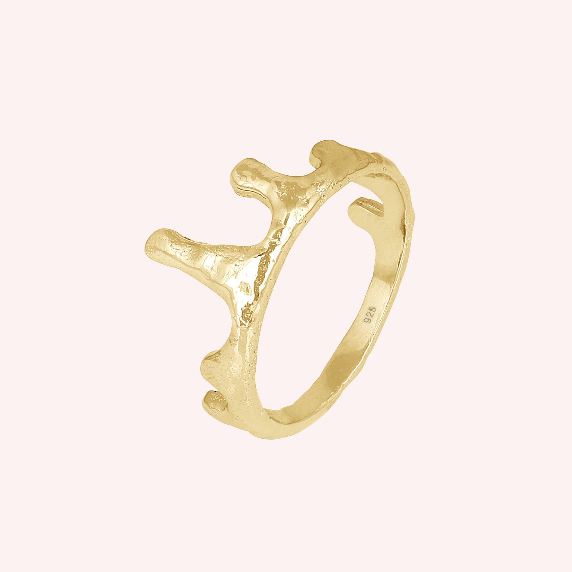 925 Sterling Silver Dripping Ring
