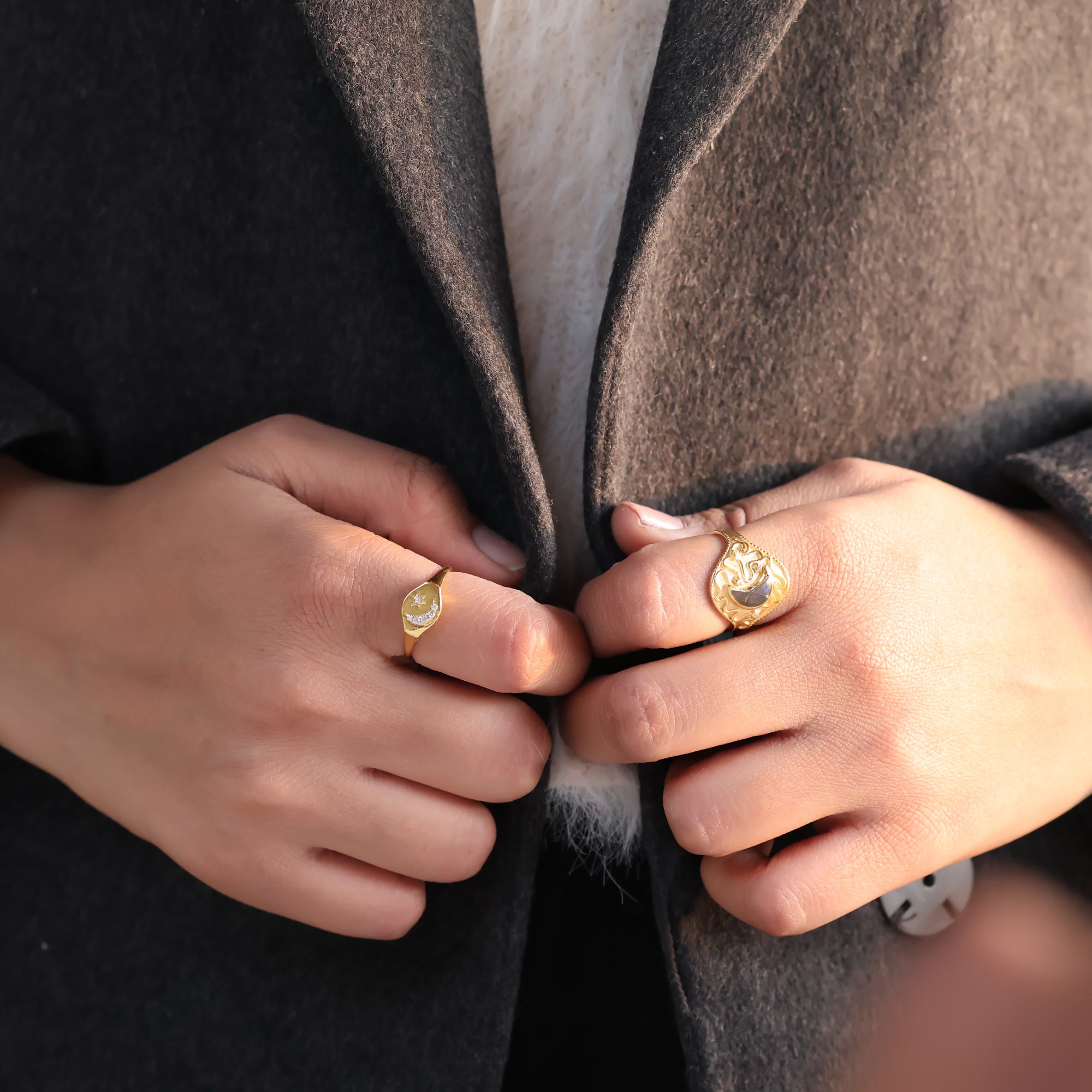 925 Sterling Silver Celestial Ring