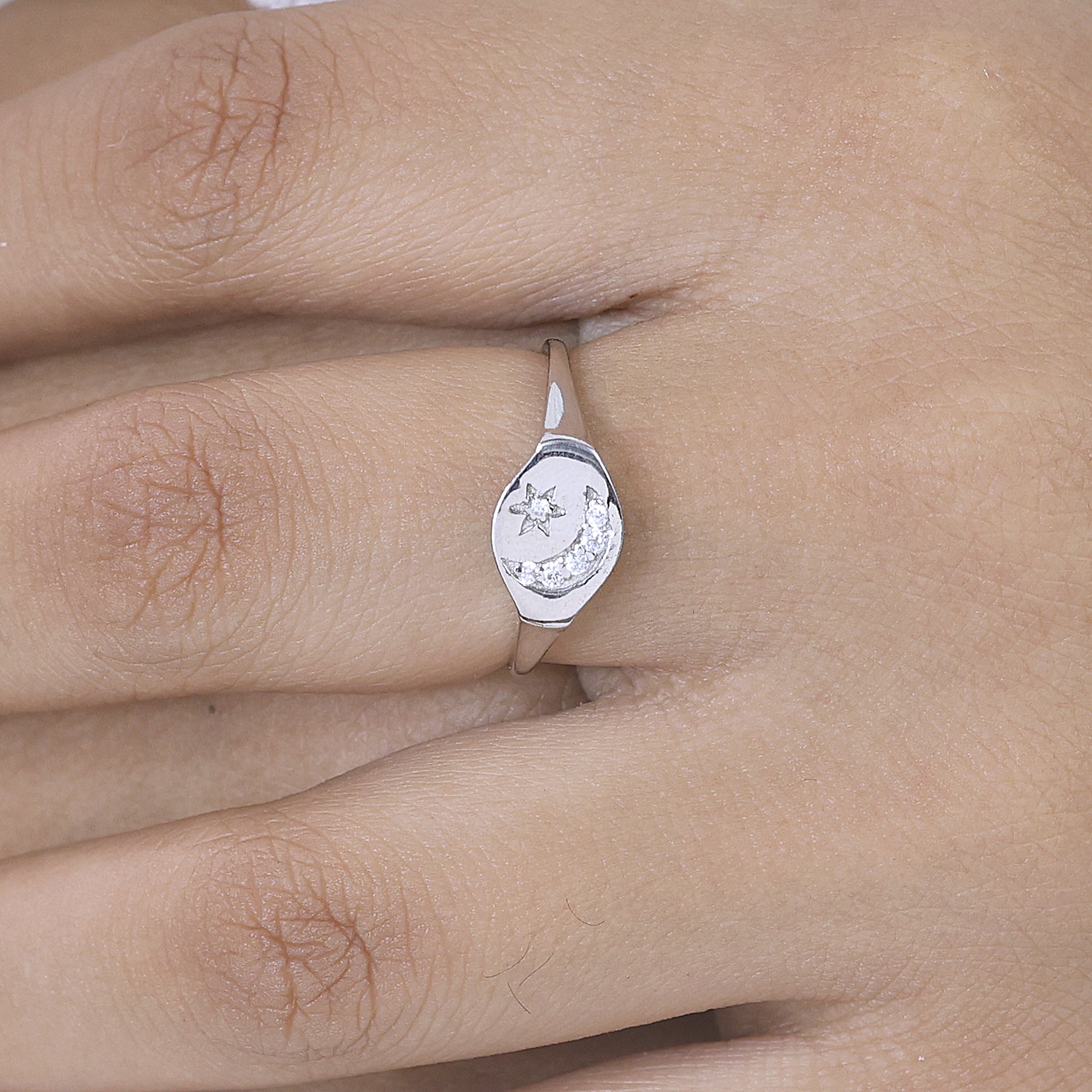 925 Sterling Silver Celestial Ring