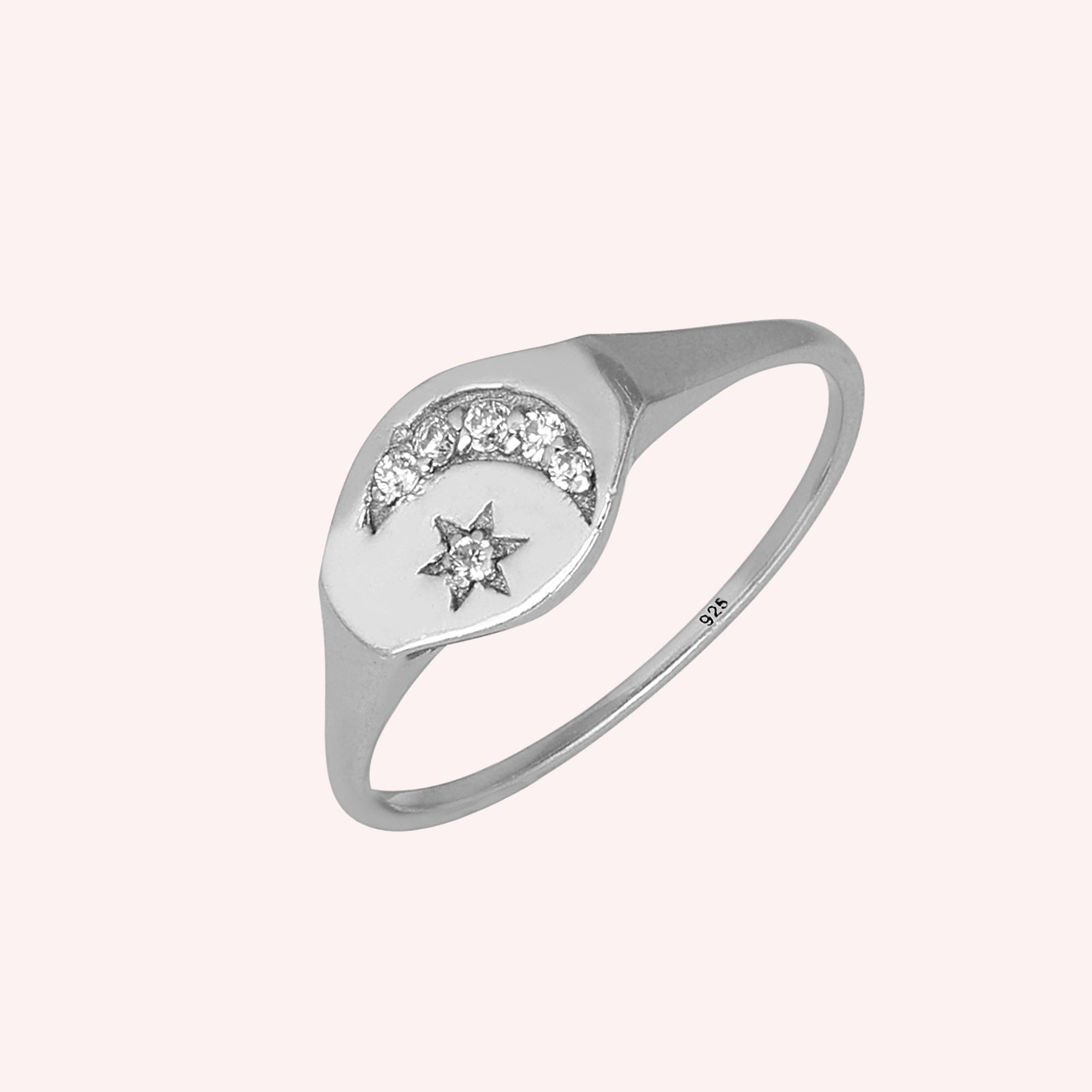 925 Sterling Silver Celestial Ring
