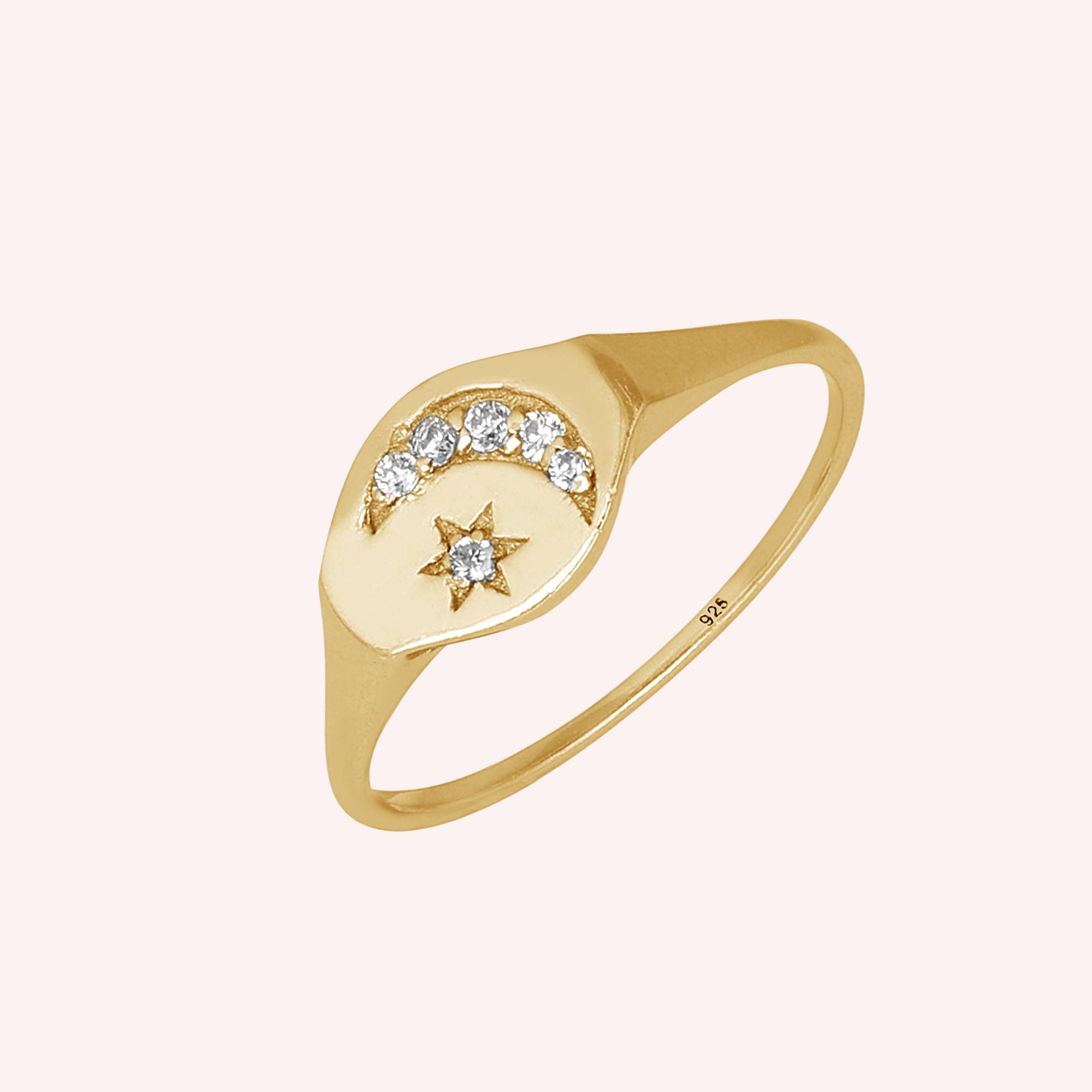 925 Sterling Silver Celestial Ring