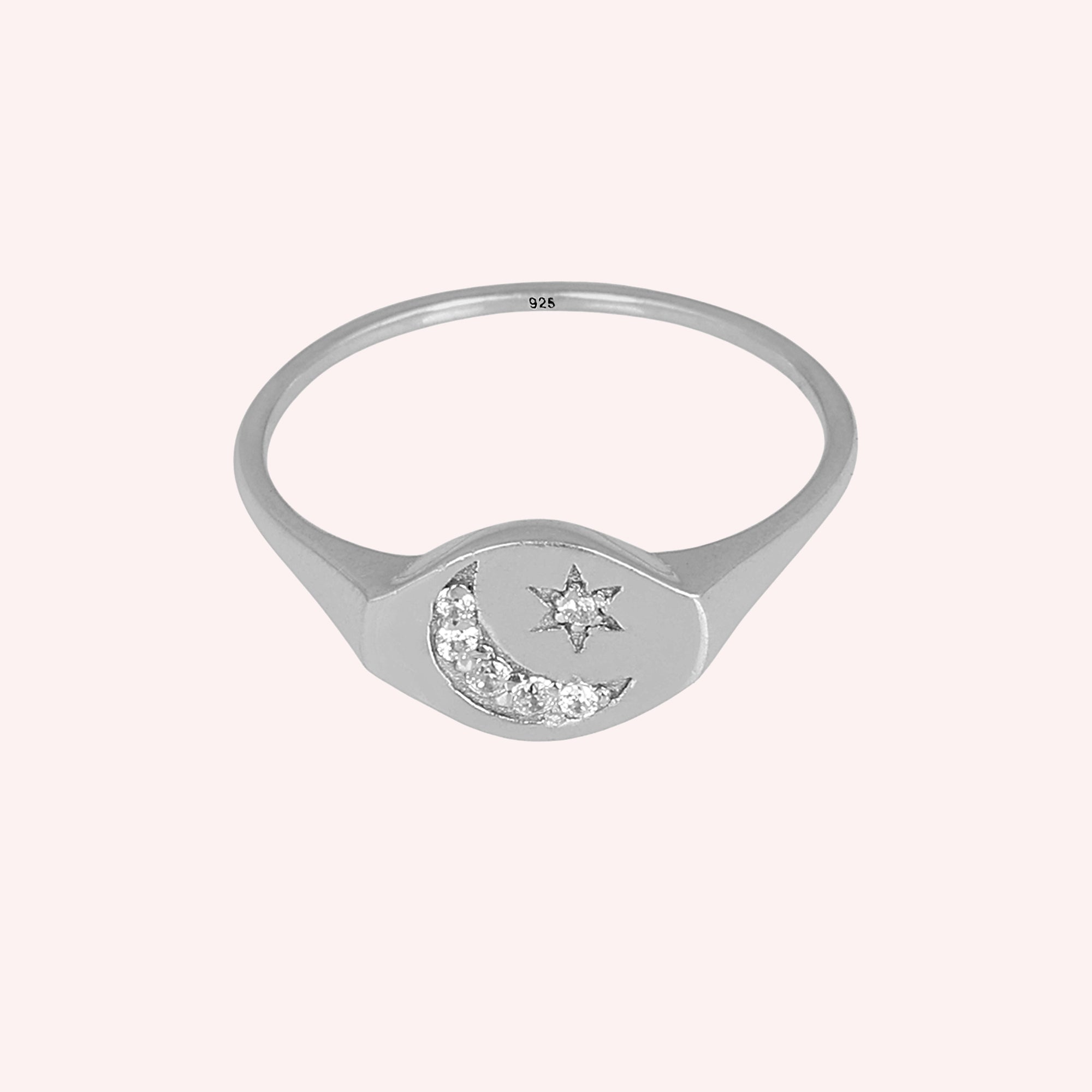 925 Sterling Silver Celestial Ring