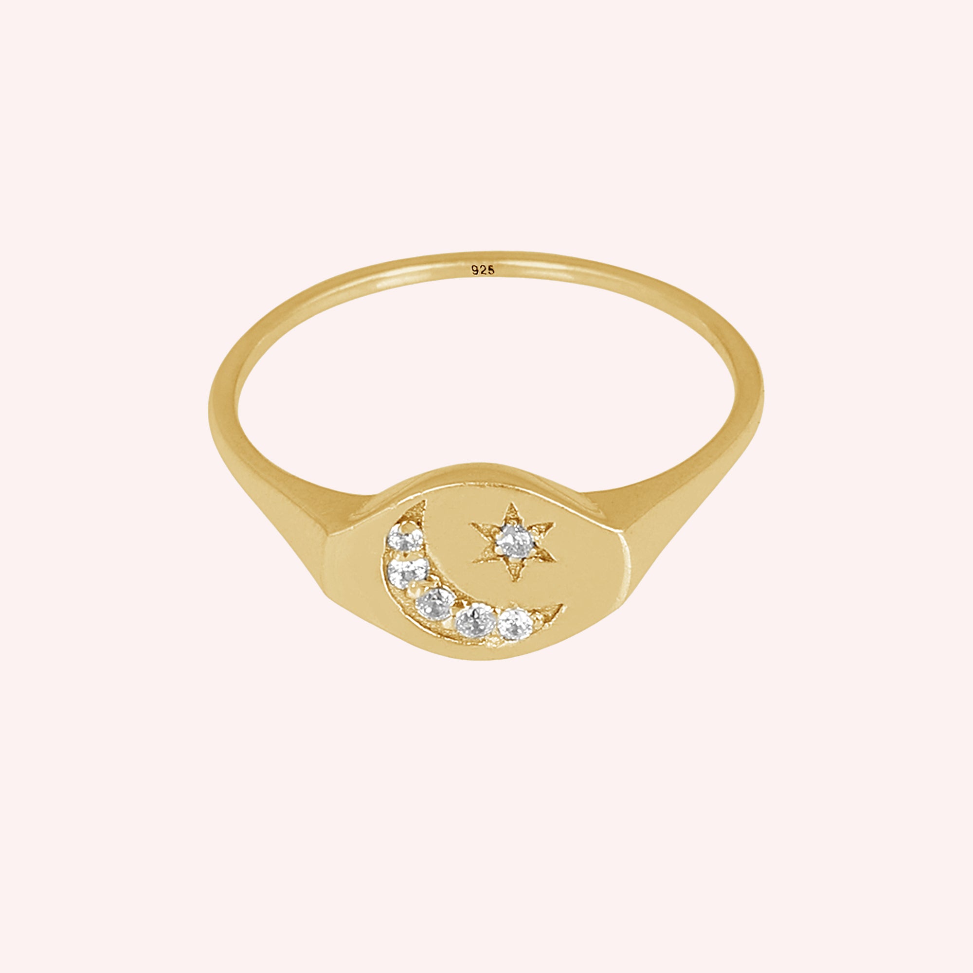 925 Sterling Silver Celestial Ring