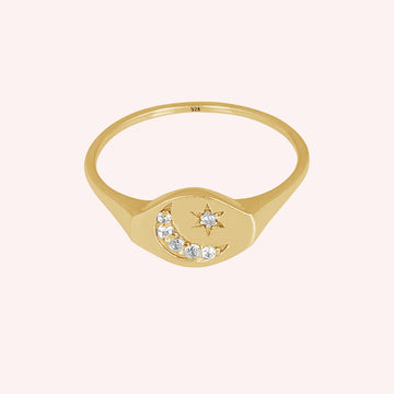 925 Sterling Silver Celestial Ring