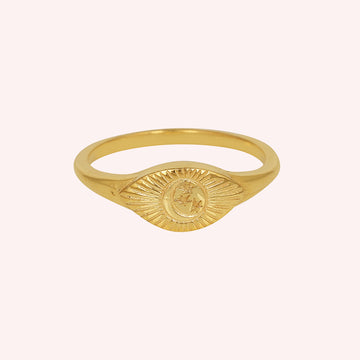 925 Sterling Silver Celestial Ring