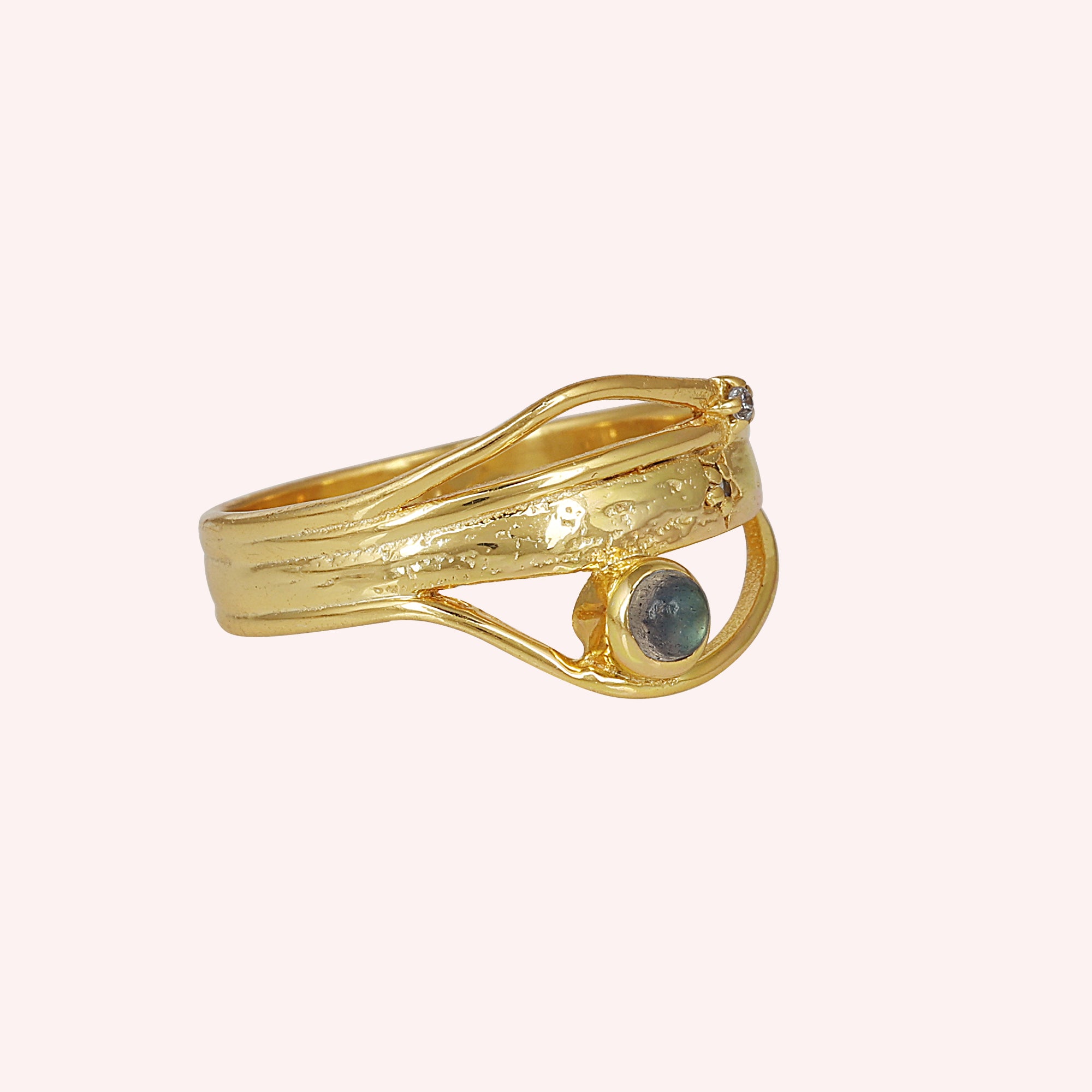 gold plated ring for her 