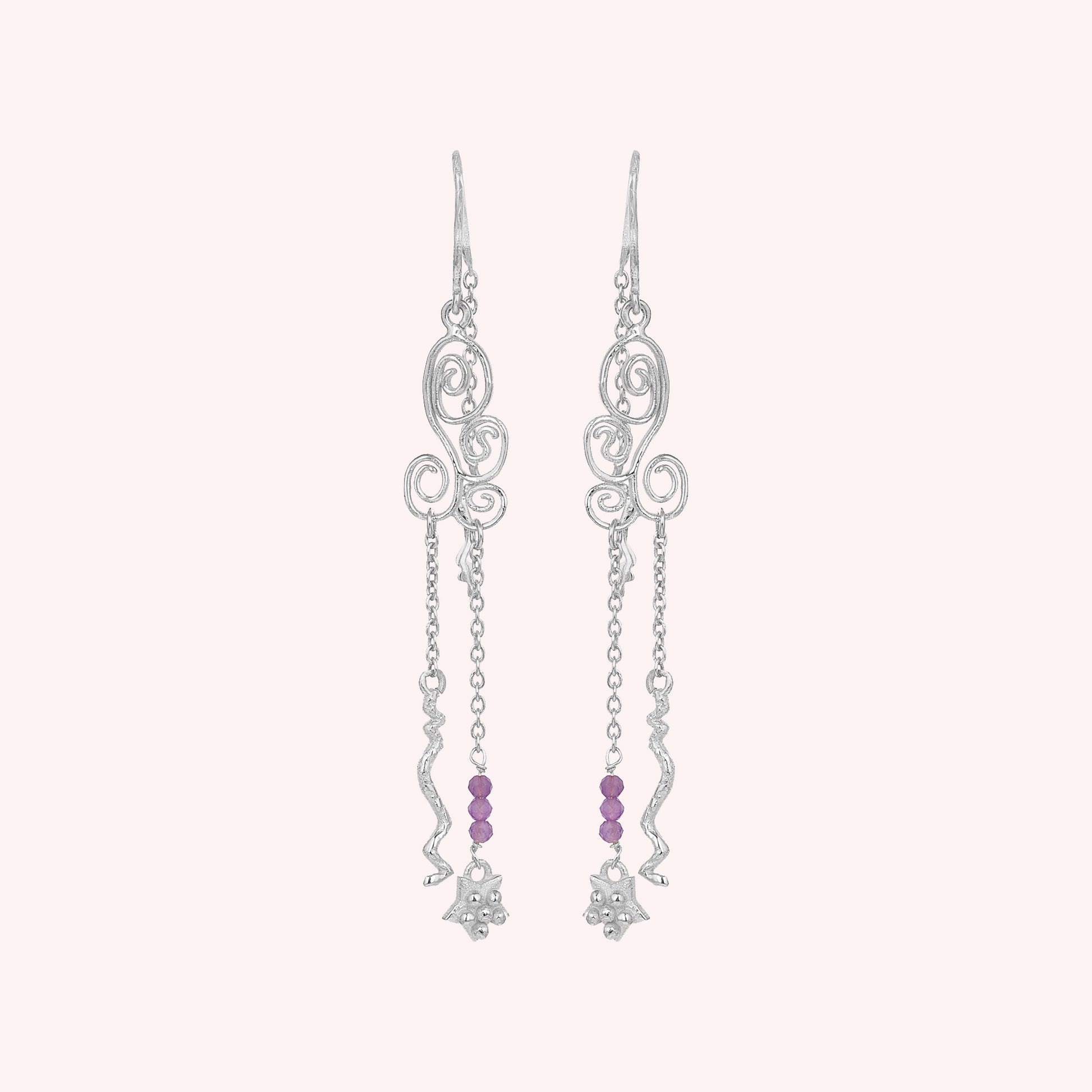 long chain stylish earrings