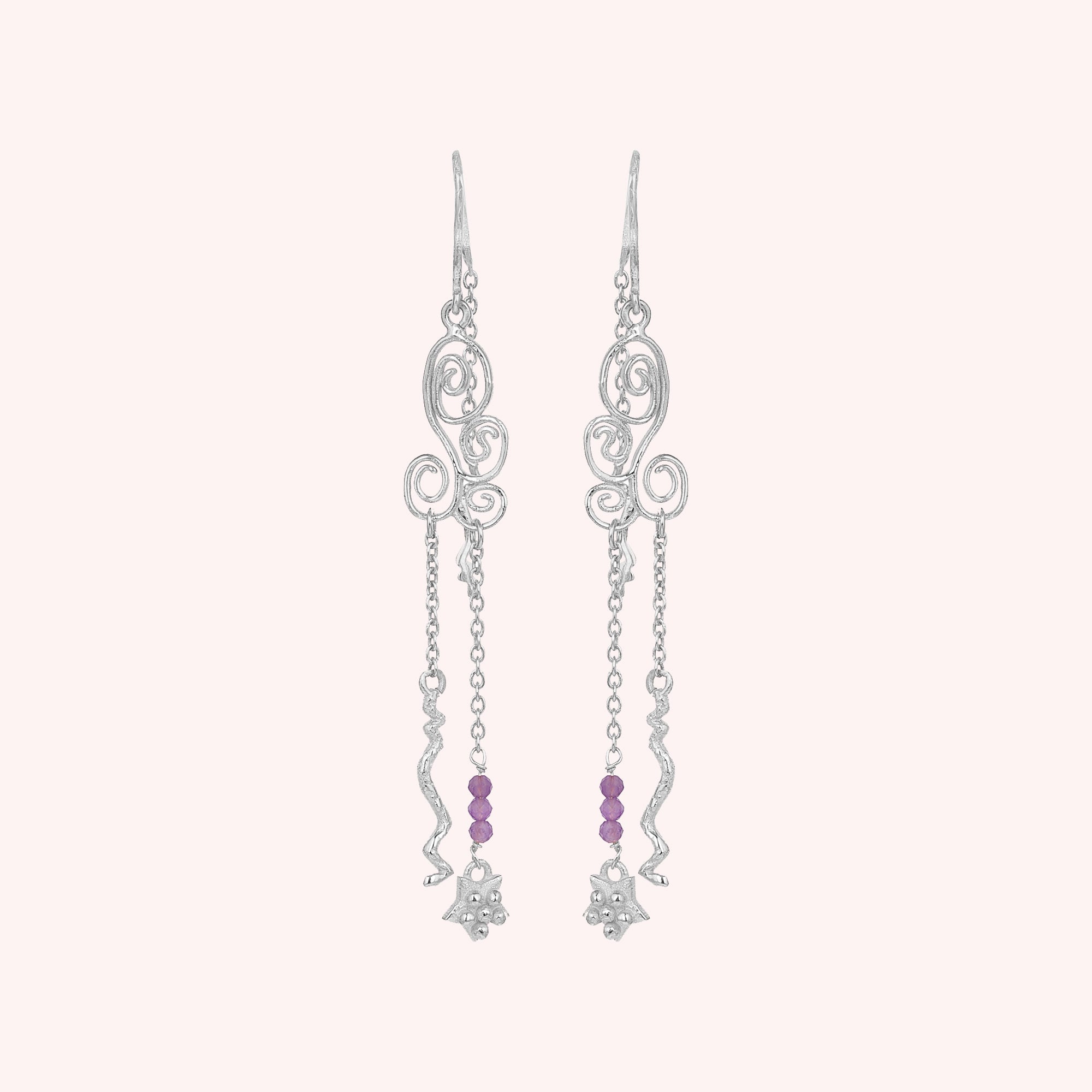 long chain stylish earrings