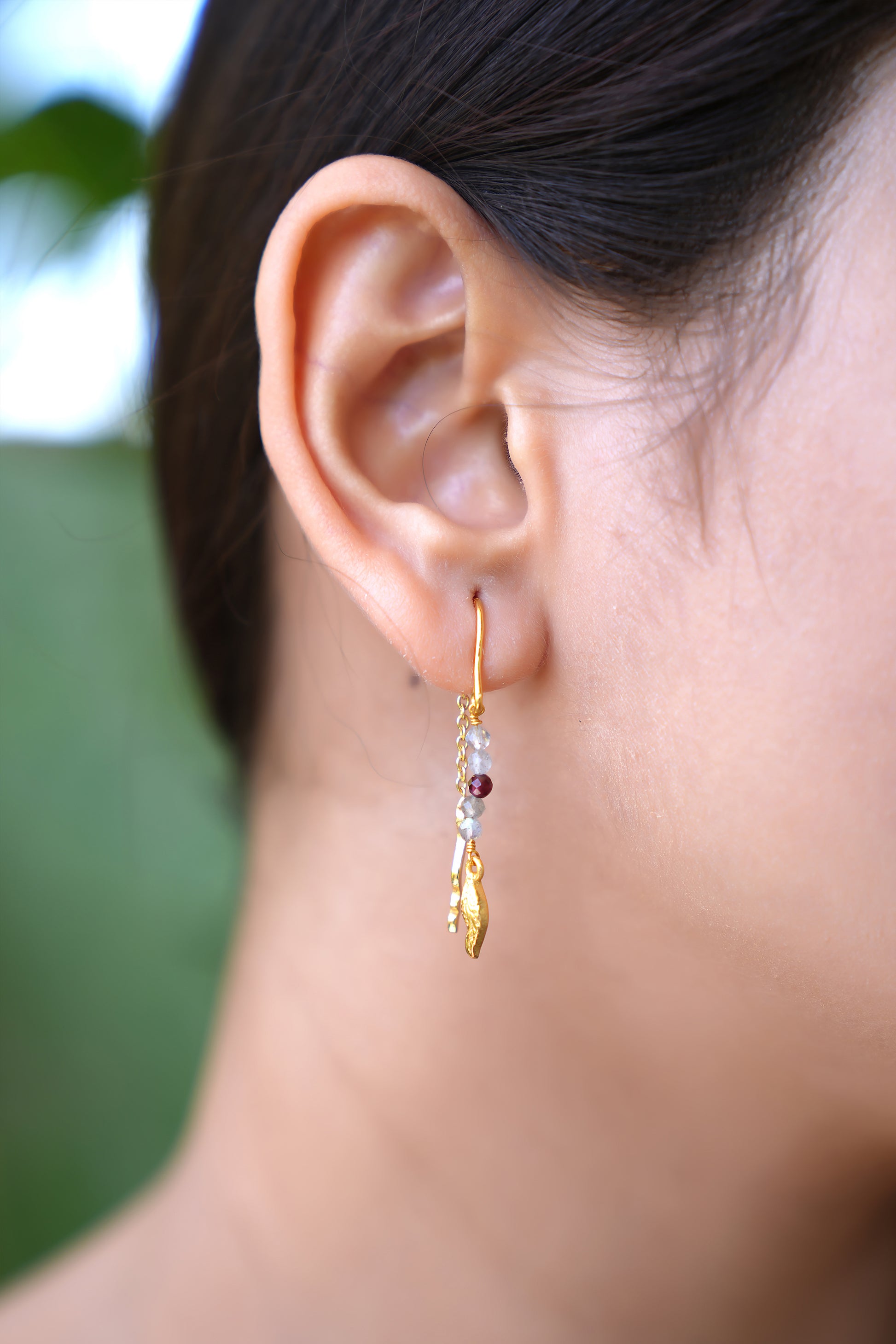 designer long dangle earrings for her 