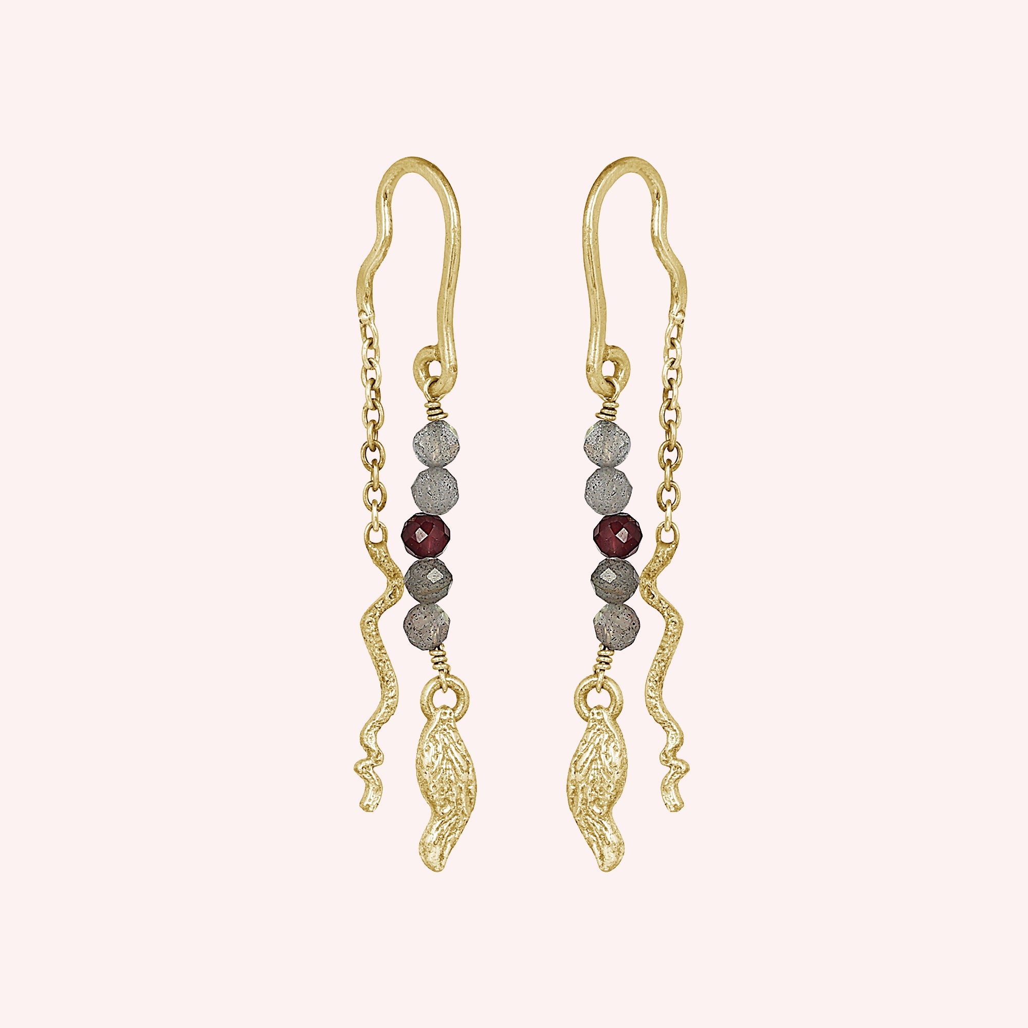 beads silver earring for her