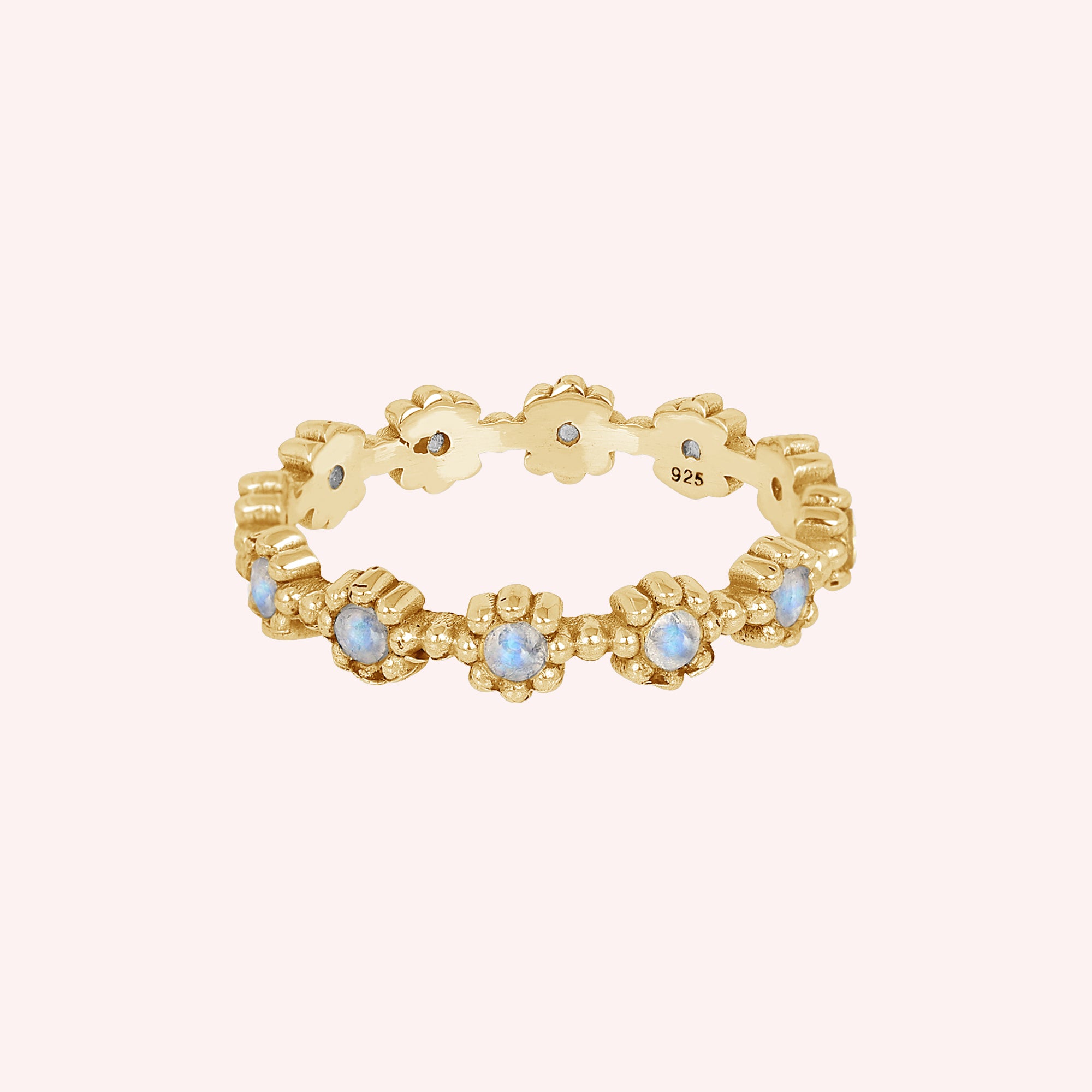 rainbow moonstone ring 