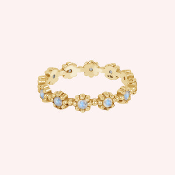 rainbow moonstone ring 