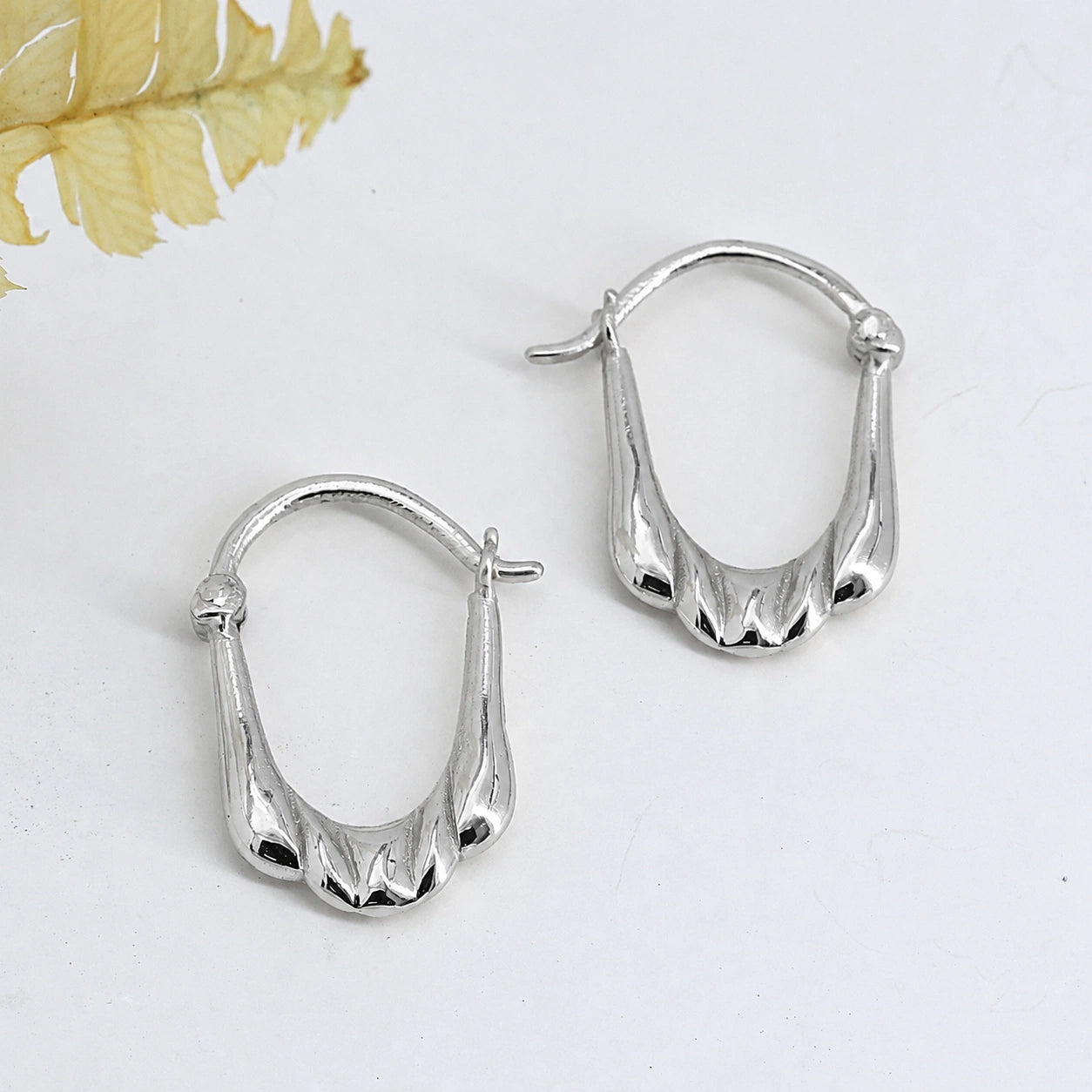Huggie Earrings – Sculpted Grace | Tejara
