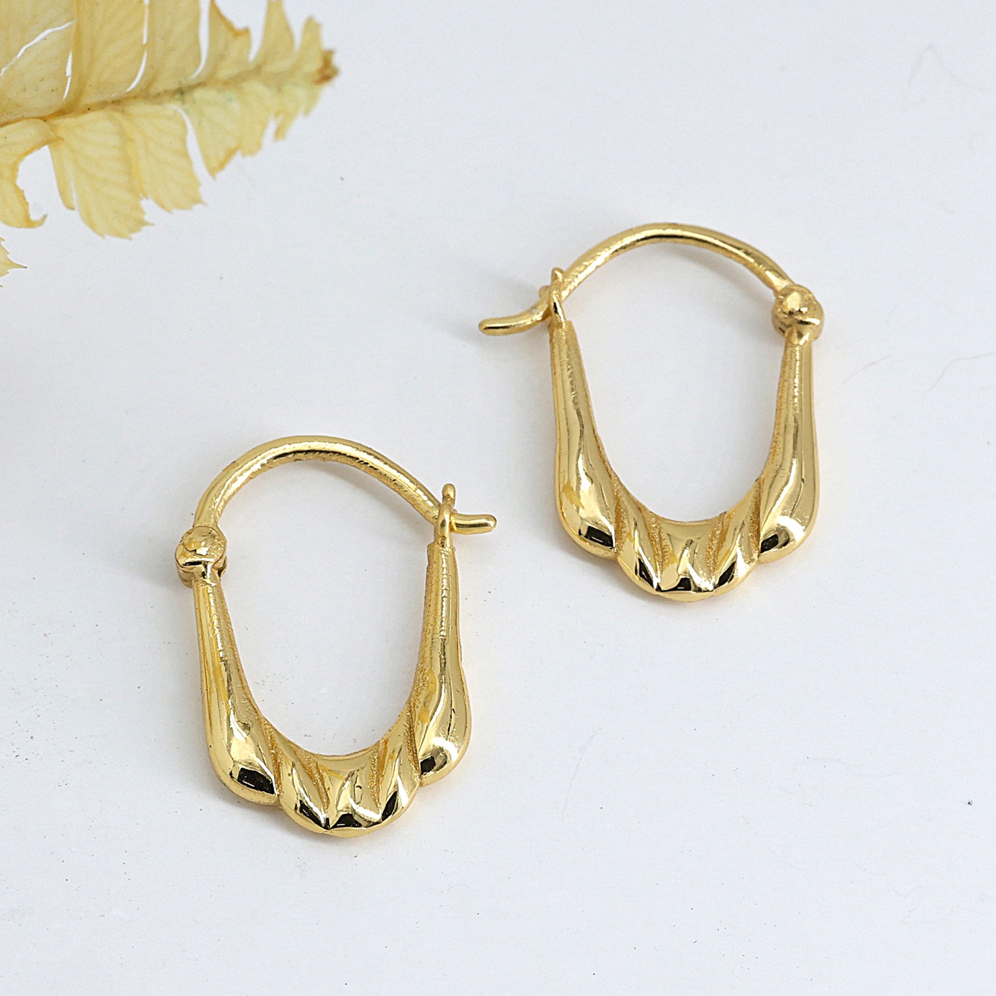 Huggie Earrings – Sculpted Grace | Tejara