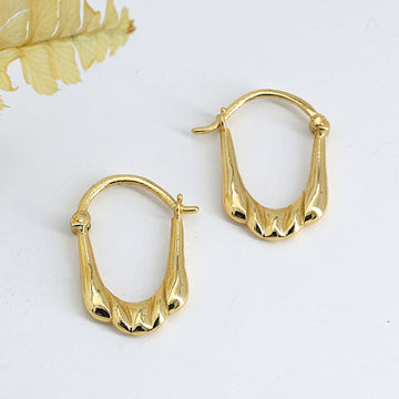 Huggie Earrings – Sculpted Grace | Tejara