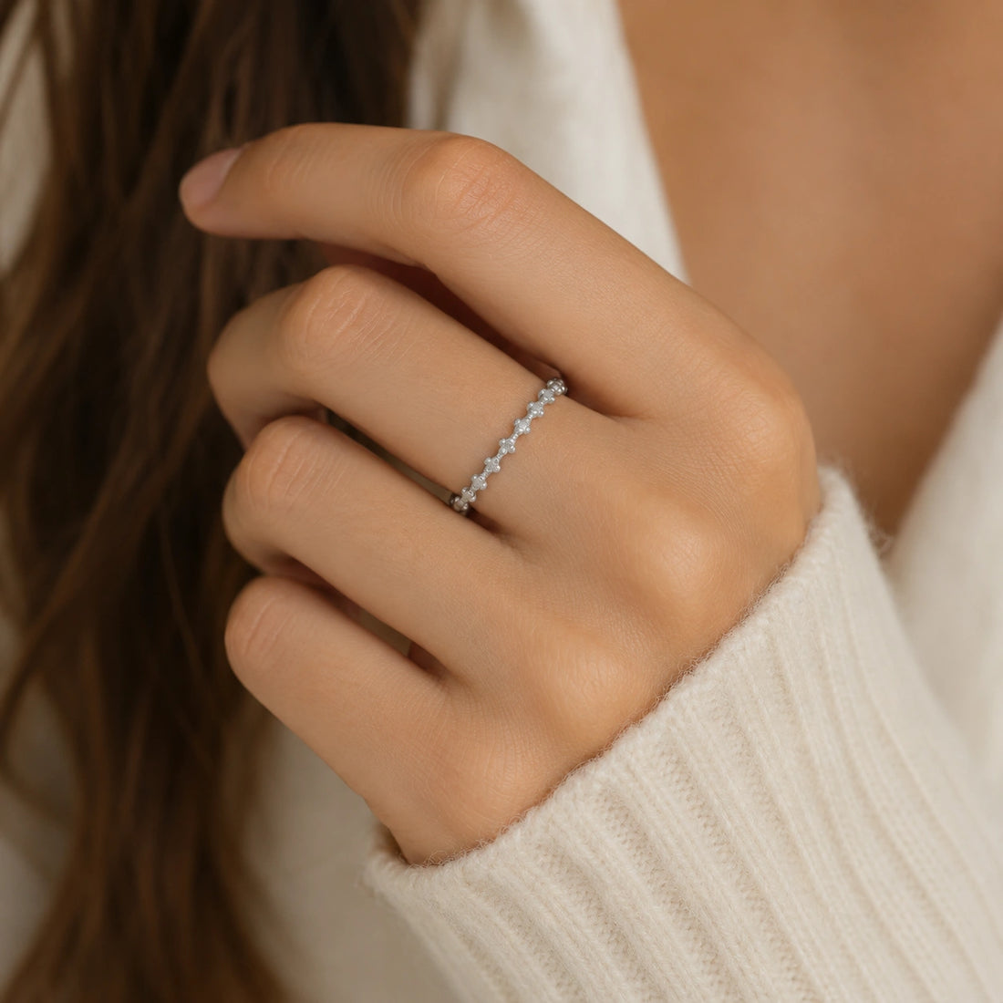 Minimal_ring_in_gold_plated_silver_at_front_angle_on_soft_fabric_background