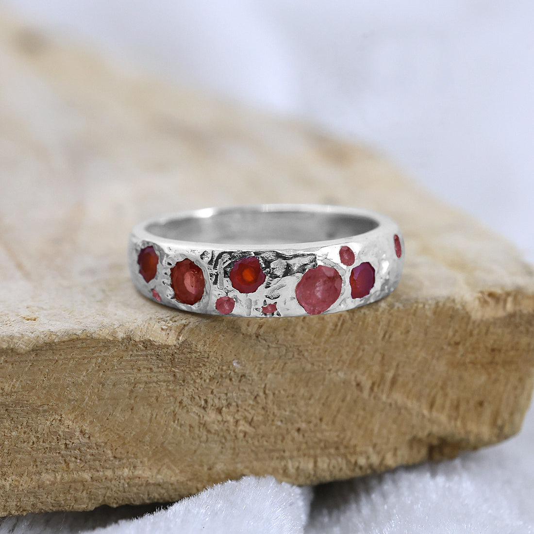 Ruby_stone_ring_in_gold_plated_silver_at_front_angle_featuring_ruby_stones