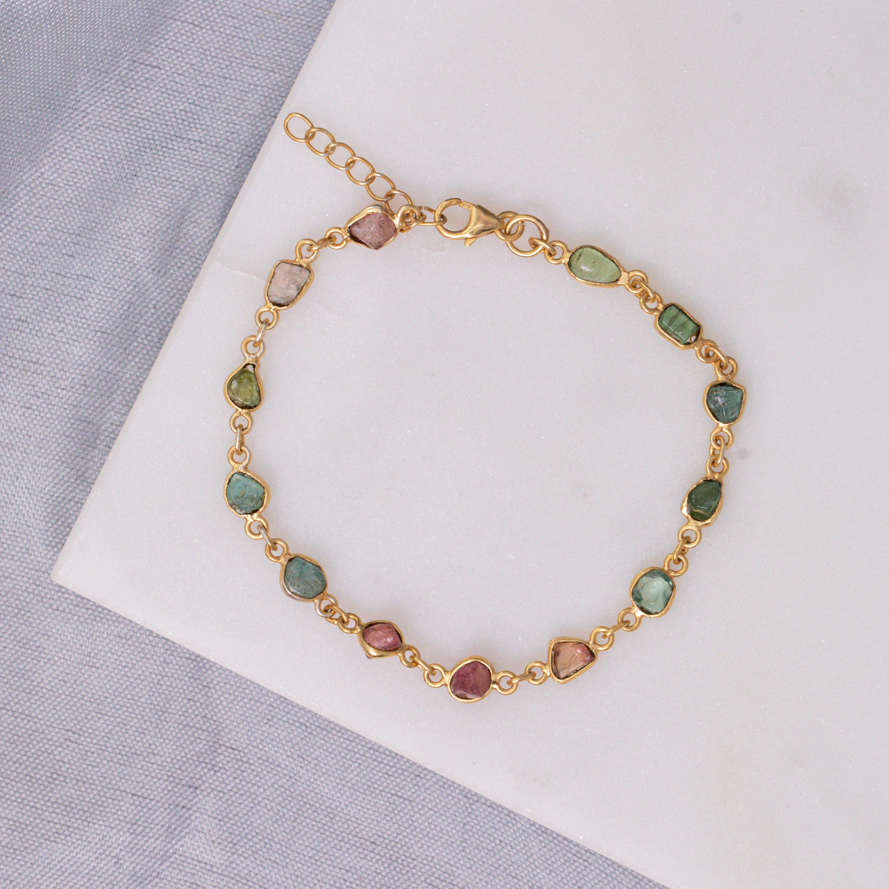 Tourmaline Bracelet – Nature's Palette | Tejara